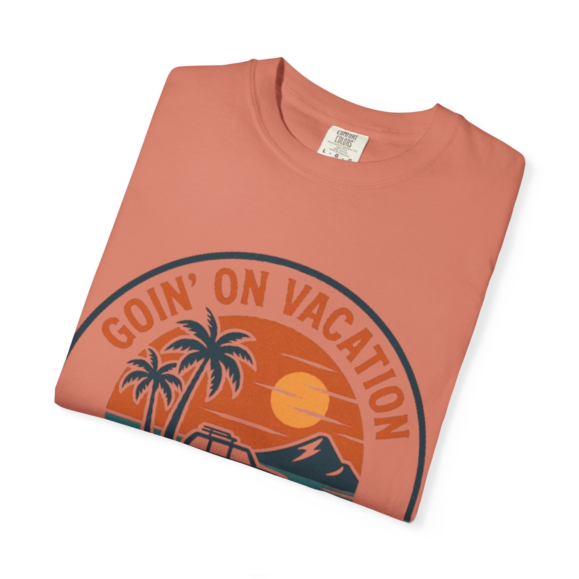 Vacation Vibes Graphic Tee - Goin' on Vacation, Leavin' on Probation, Gift for Travelers, Summer T-Shirt, Fun Casual Wear, Unisex Apparel