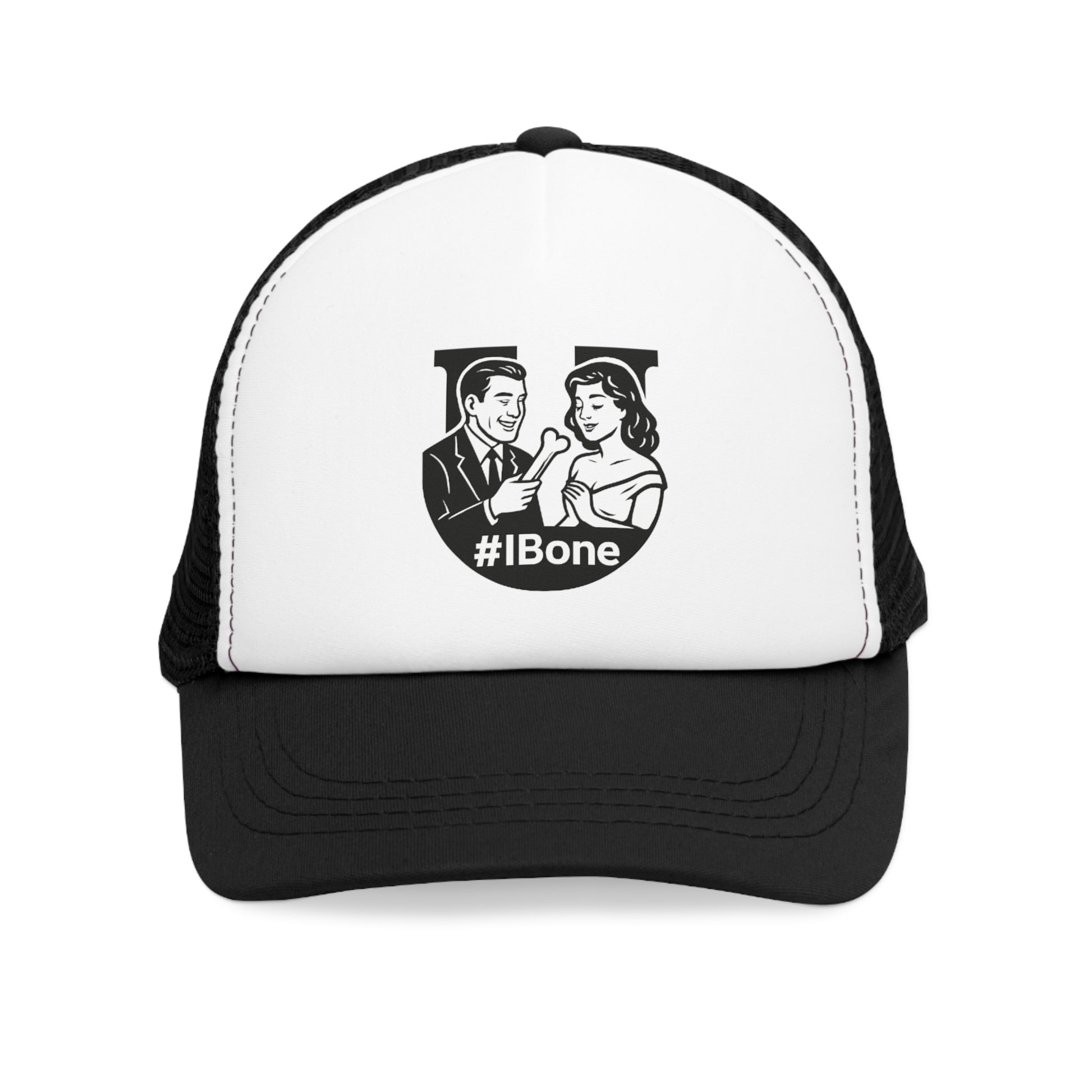 Humorous Mesh Cap for Couples, Fun Gift for Weddings, Engagements, Anniversary, Trendy Hat for Summer, Matching Outfits, #IBone