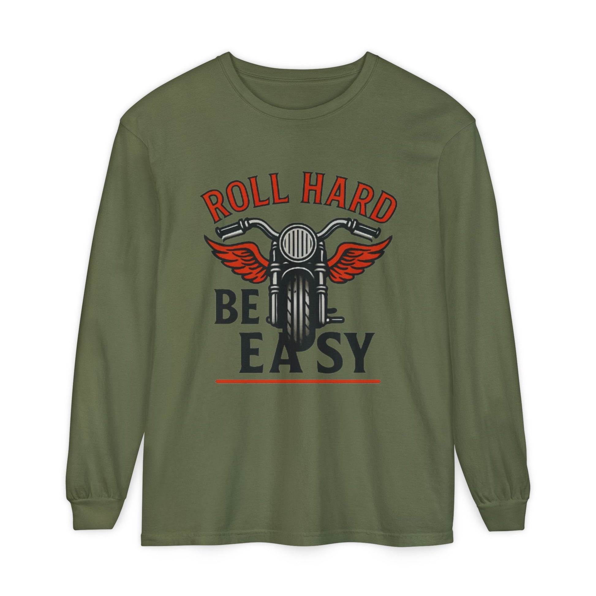 Unisex Garment-dyed Long Sleeve T-Shirt