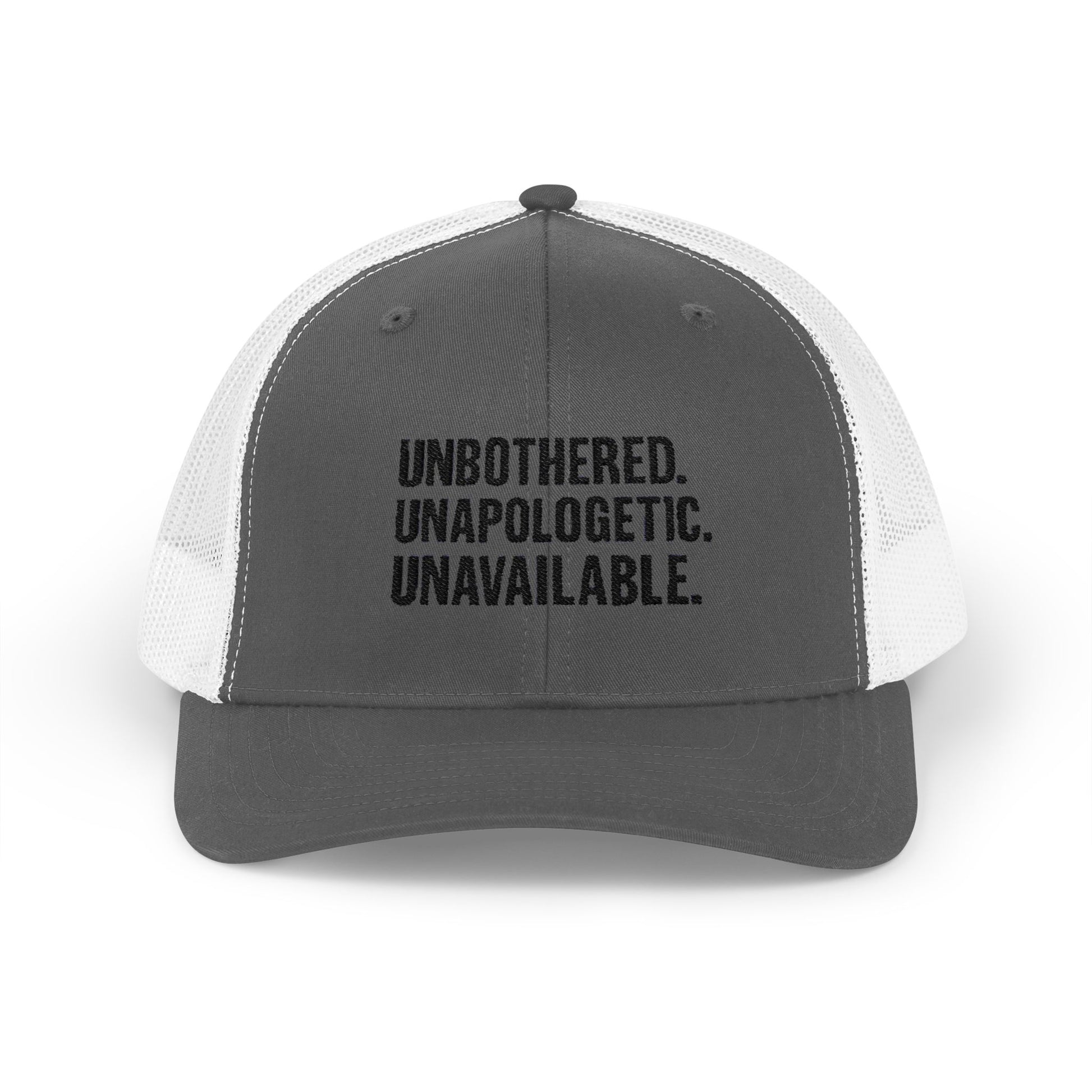 Snapback Cap - Unbothered Unapologetic Unavailable Design