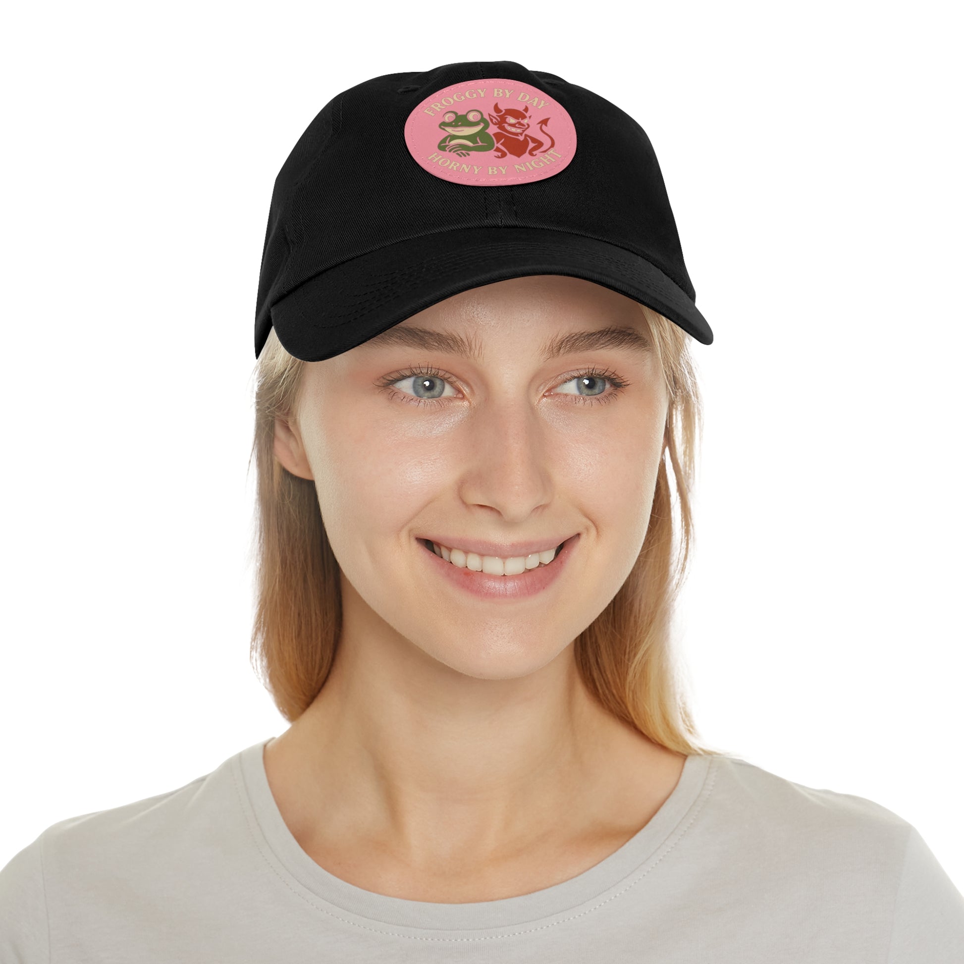 Frog & Devil Dad Hat | Funny Dad Cap, Gift for Father's Day, Casual Style, Outdoor Accessory, Unique Summer Hat