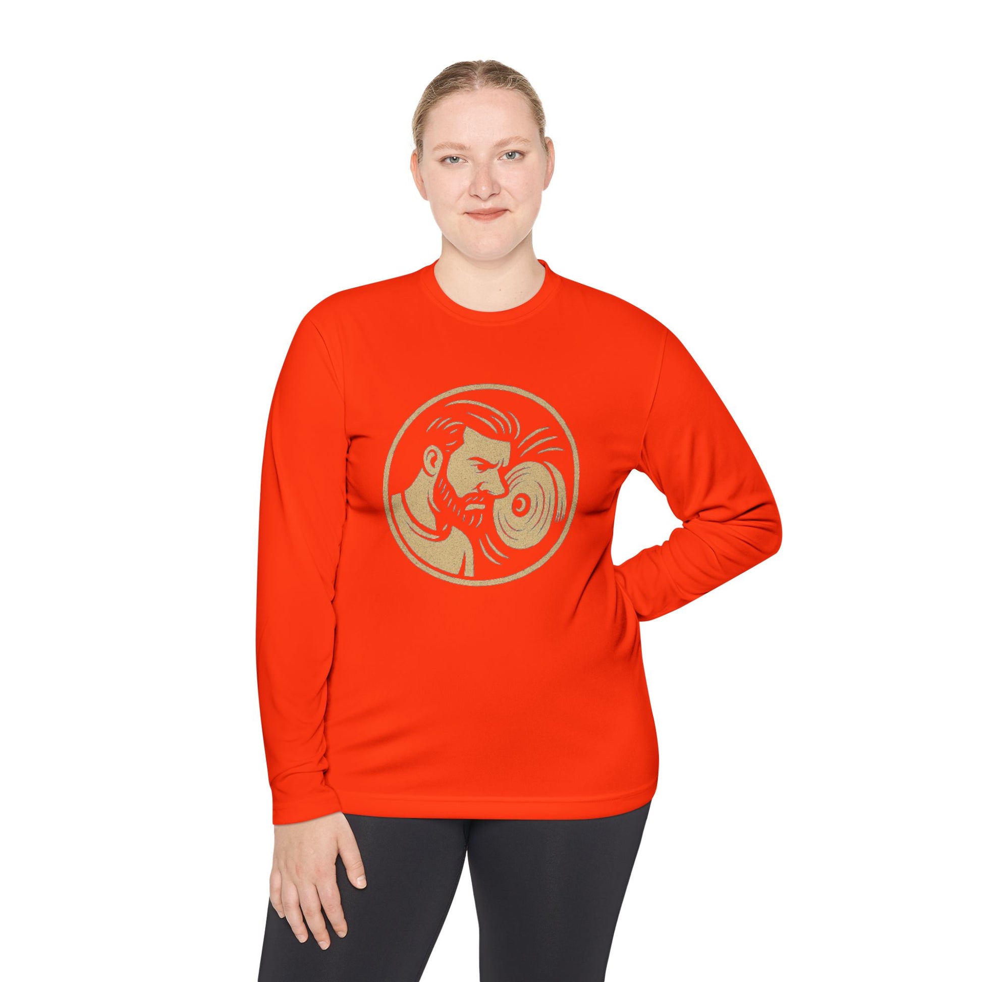 Unisex Lightweight Long Sleeve Tee with Retro DJ Design, Perfect for Music Lovers, Festival Outfits, Casual Wear, Gift for Him