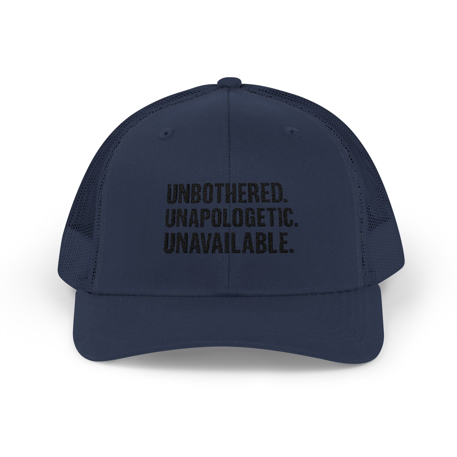 Snapback Cap - Unbothered Unapologetic Unavailable Design