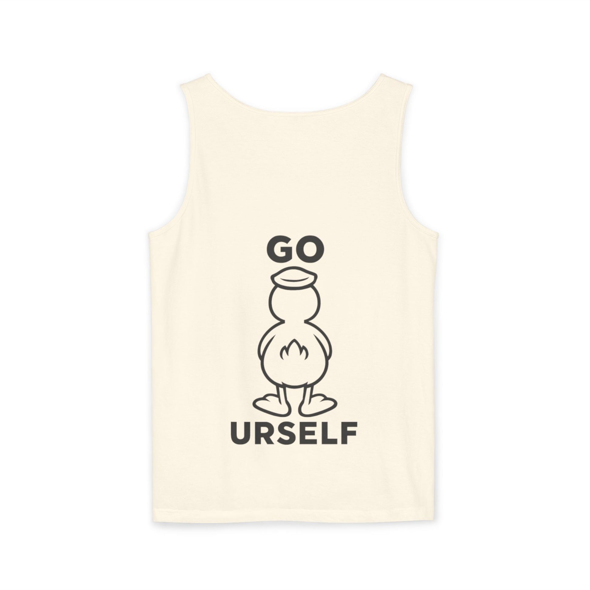 Humorous Unisex Tank Top - "Go Urself" - Perfect for Summer Outings, Gifts, and Casual Wear, Beachwear, Party Attire, Fun Statement Tee