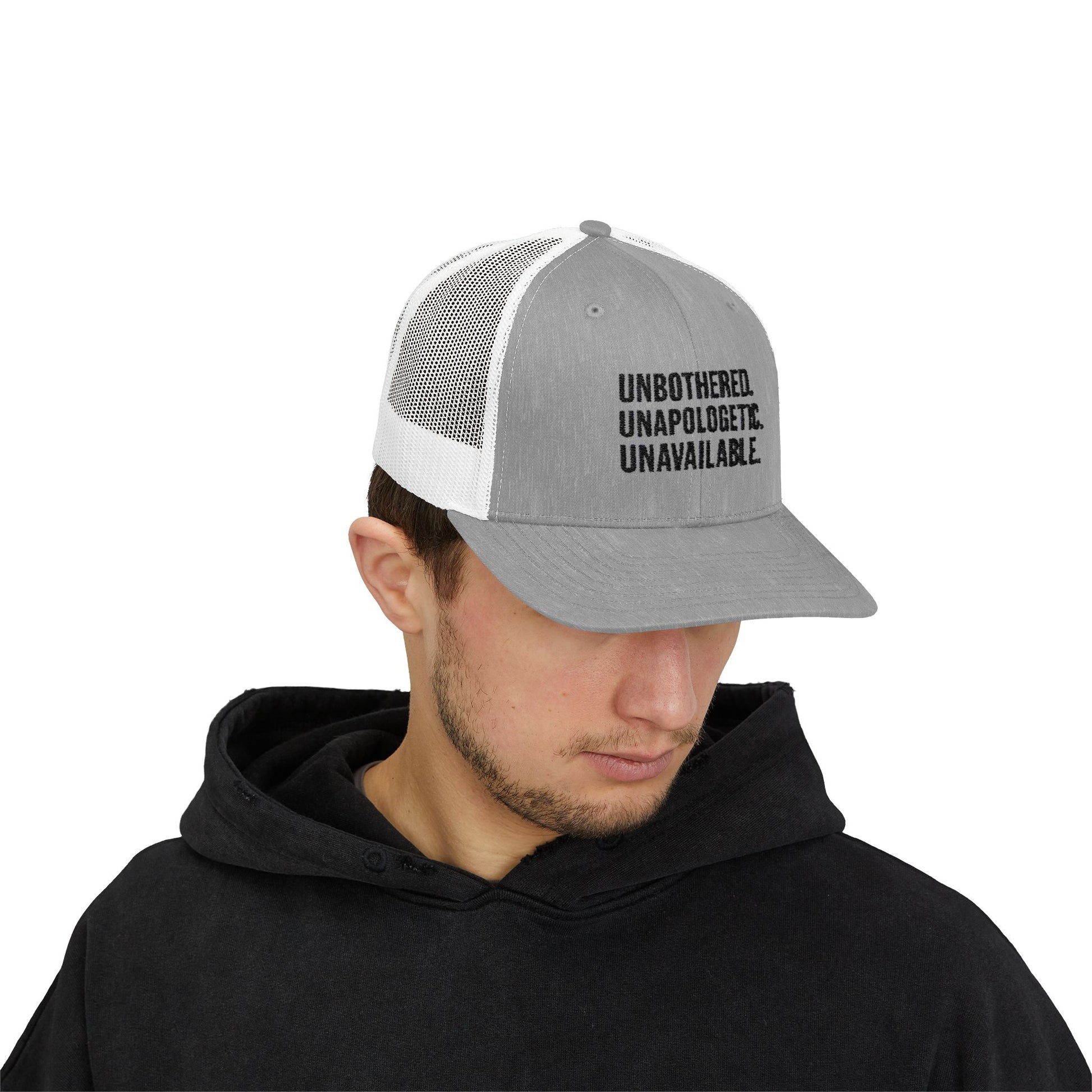 Snapback Cap - Unbothered Unapologetic Unavailable Design