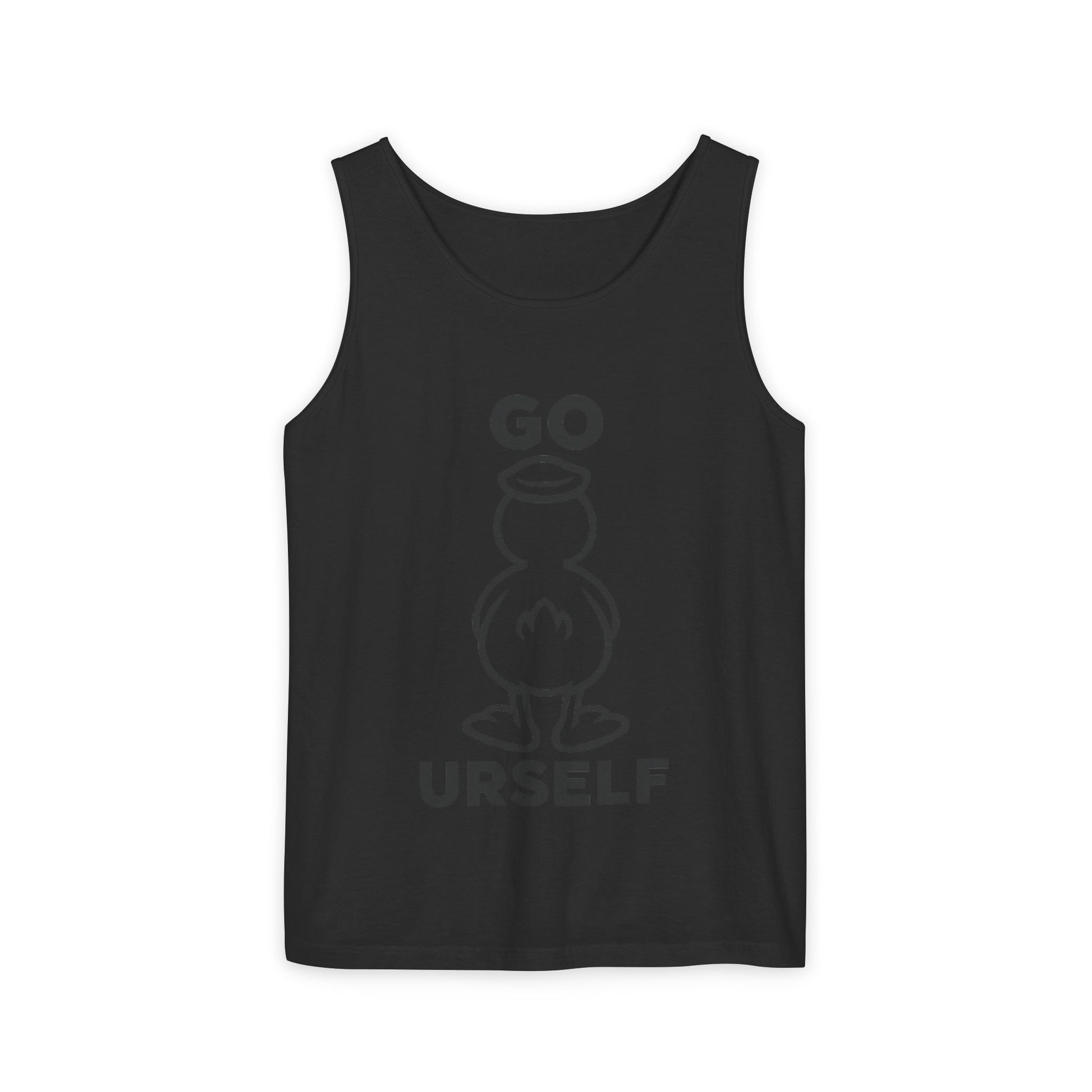 Humorous Unisex Tank Top - "Go Urself" - Perfect for Summer Outings, Gifts, and Casual Wear, Beachwear, Party Attire, Fun Statement Tee
