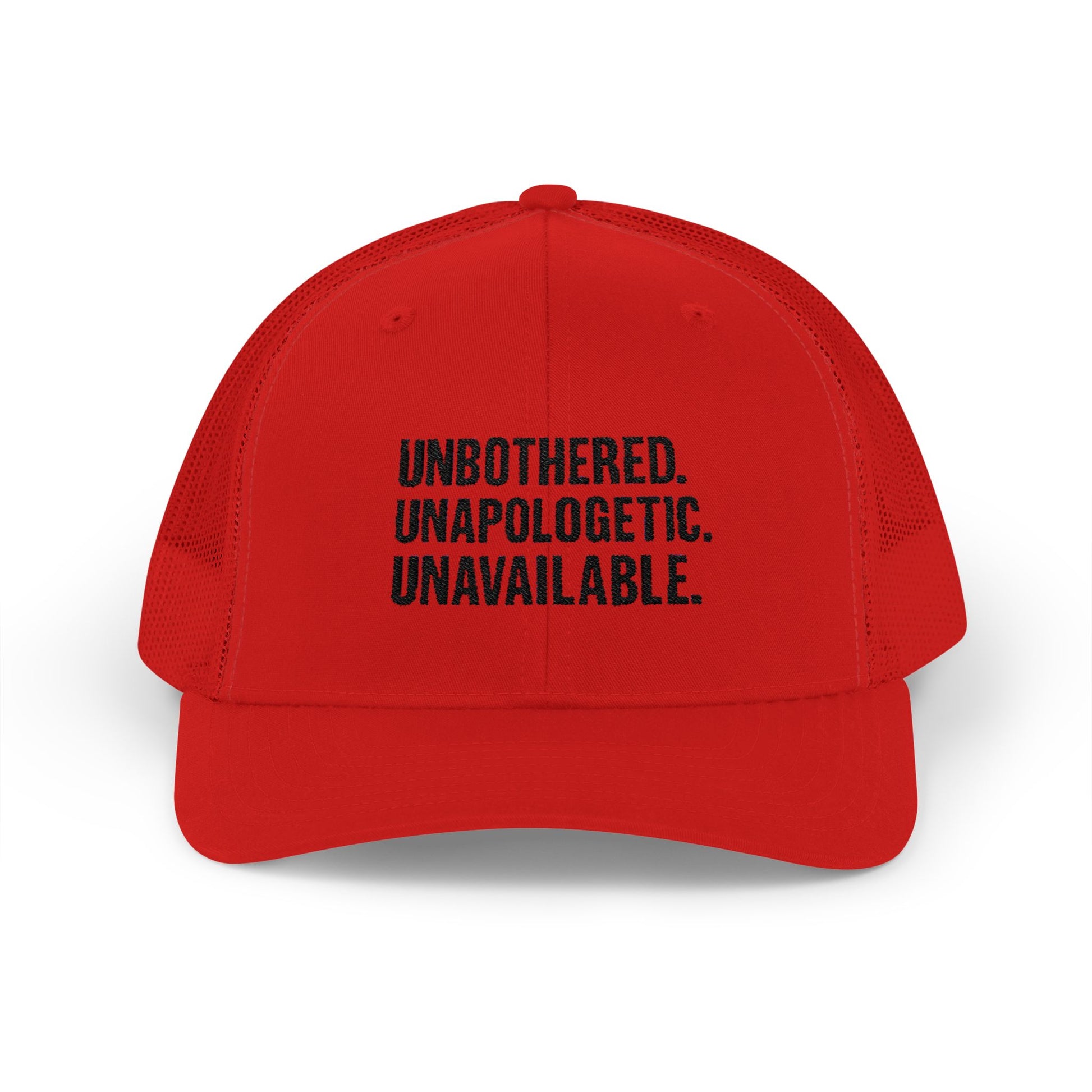 Snapback Cap - Unbothered Unapologetic Unavailable Design