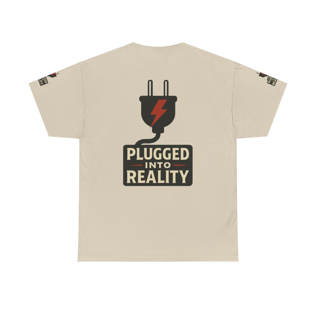 Unplugged Reality Tee - Fun Casual Shirt, Gift for Tech Enthusiasts, Graphic Tee for Friends, Quirky Everyday Wear, Recharge Your Vibe!