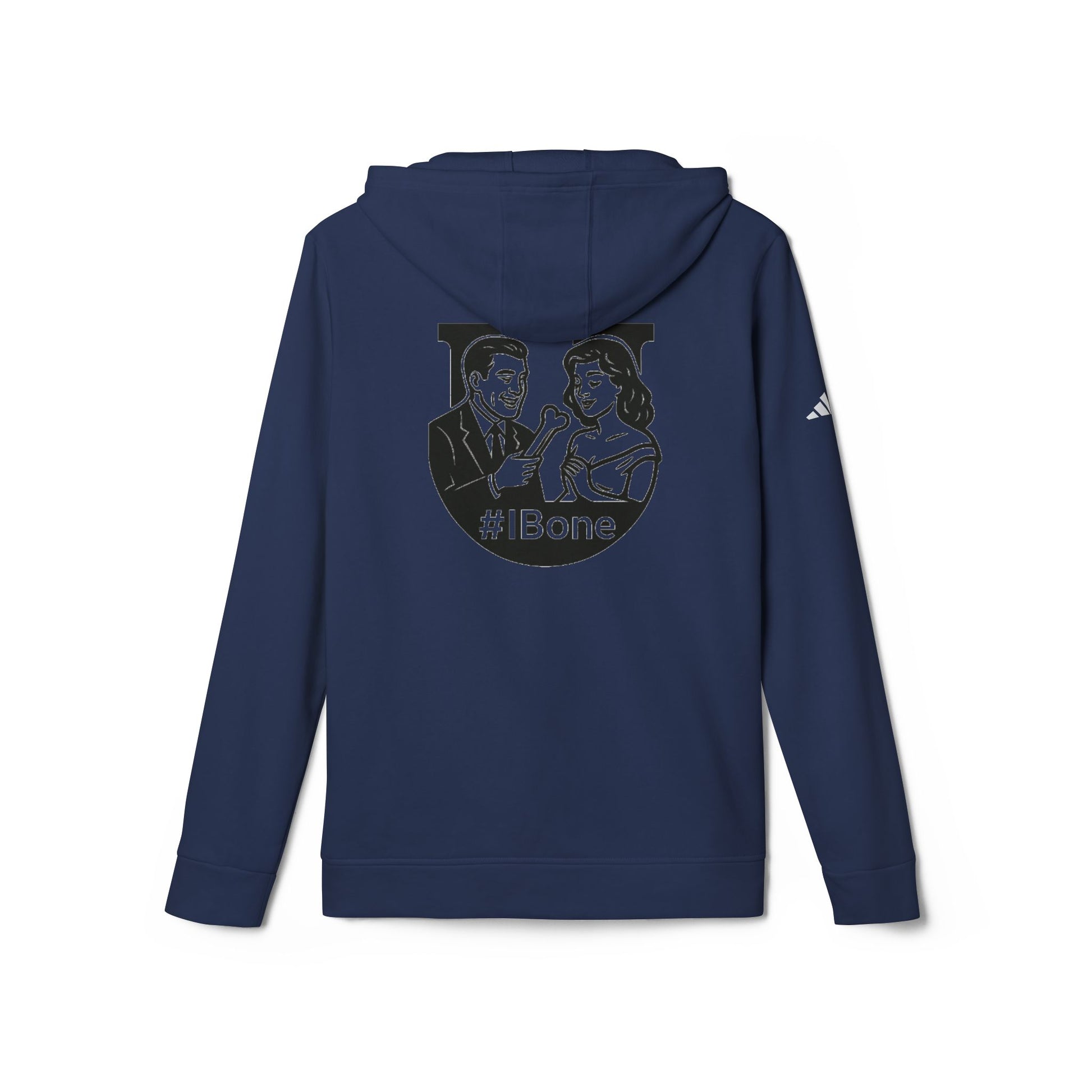 Unisex Fleece Hoodie with #IBone Graphic, Cozy Casual Wear for Everyday, Gift for Friends, Perfect for Events, Sportswear