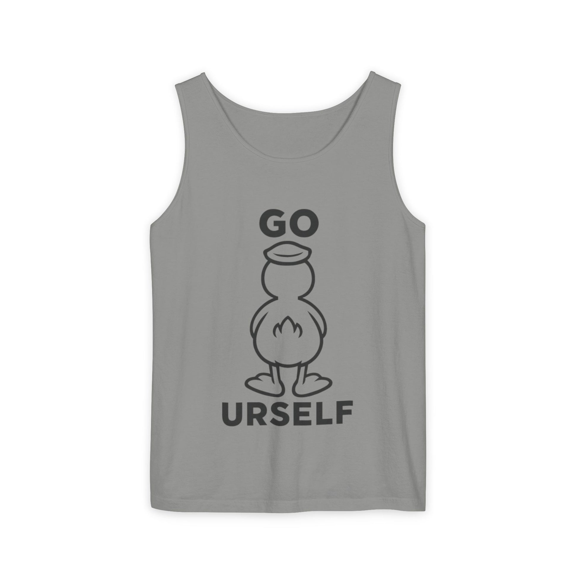 Humorous Unisex Tank Top - "Go Urself" - Perfect for Summer Outings, Gifts, and Casual Wear, Beachwear, Party Attire, Fun Statement Tee
