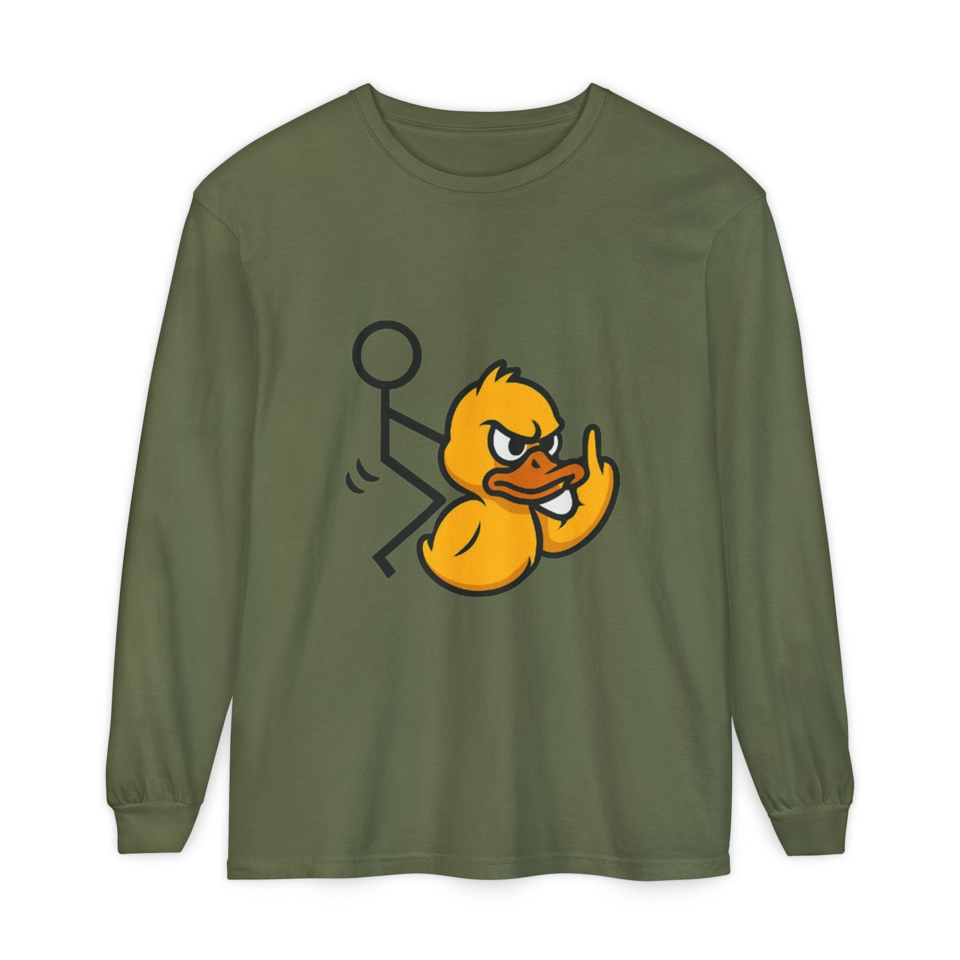 Unisex Garment-dyed Long Sleeve T-Shirt