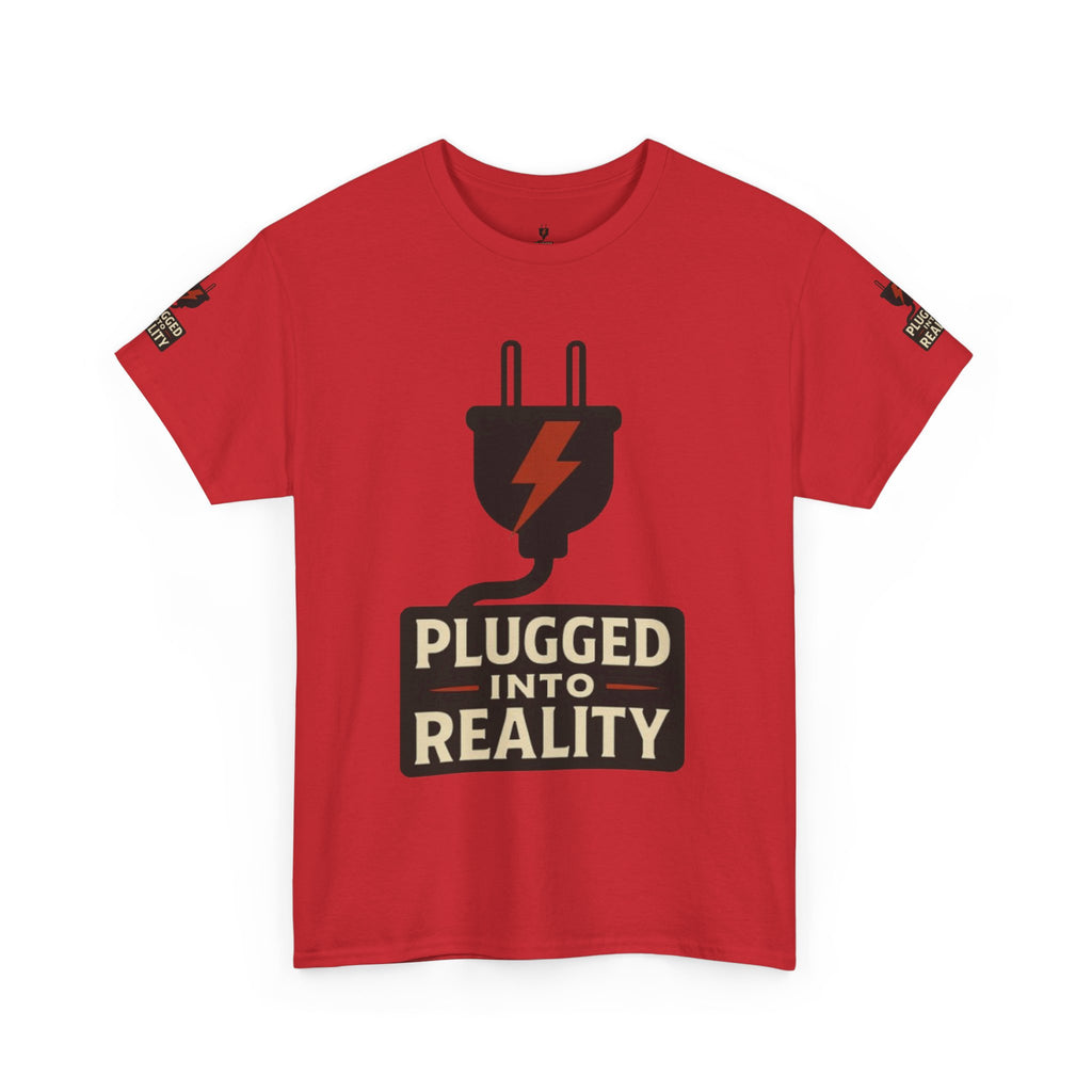 Unplugged Reality Tee - Fun Casual Shirt, Gift for Tech Enthusiasts, Graphic Tee for Friends, Quirky Everyday Wear, Recharge Your Vibe!