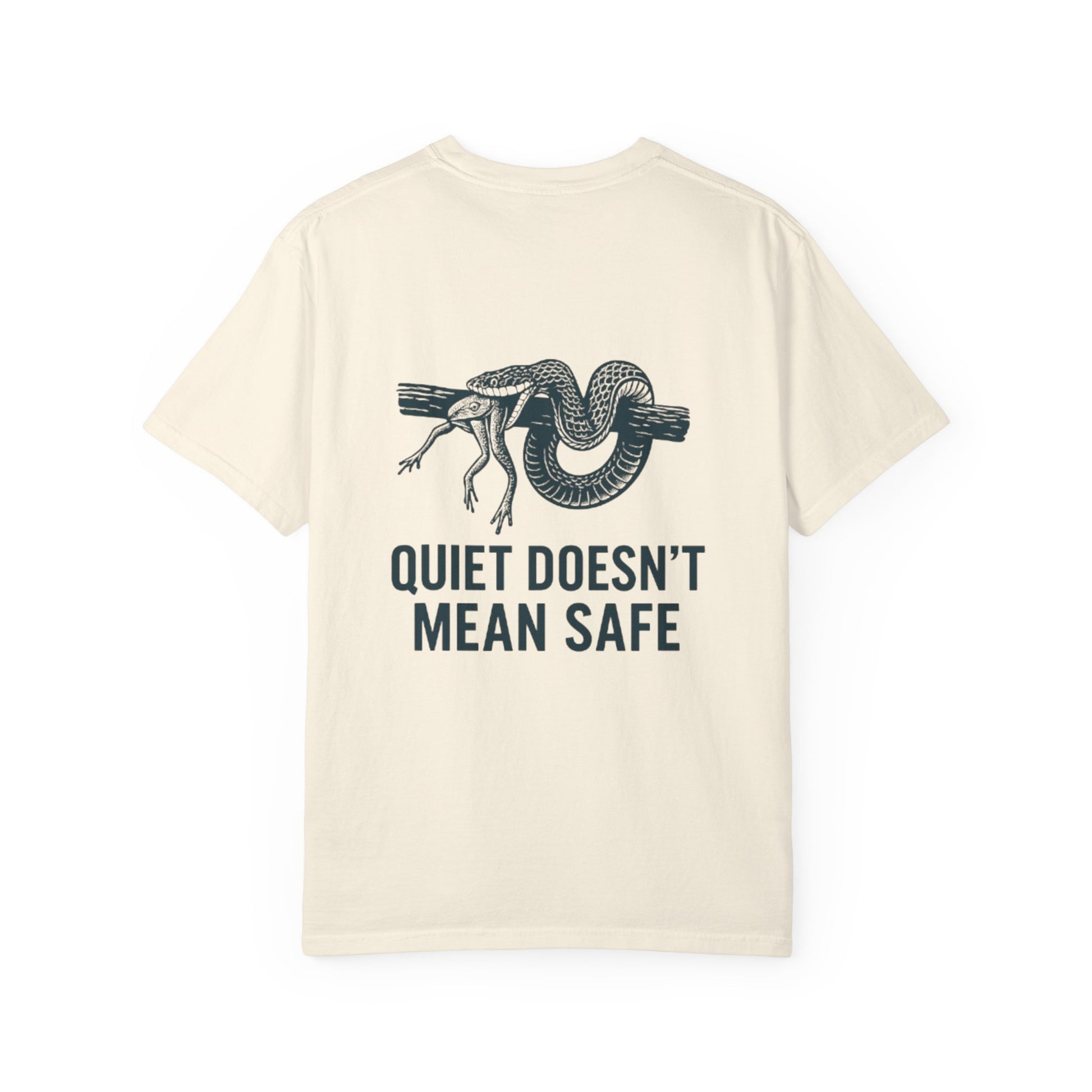 Snake and Frog Unisex T-Shirt - Nature Lover Gift, Adventure Apparel, Unique Graphic Tee, Eco-Friendly Fashion, Wildlife Enthusiast Shirt