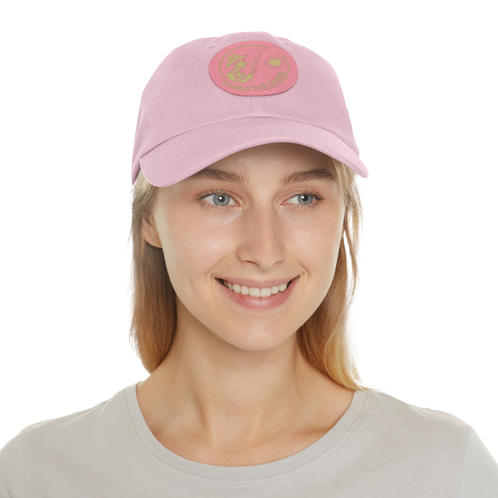 Stylish Dad Hat with Leather Patch | Perfect for Outdoors, Gift for Dads, Casual Wear, Summer Adventures, Trendy Accessories