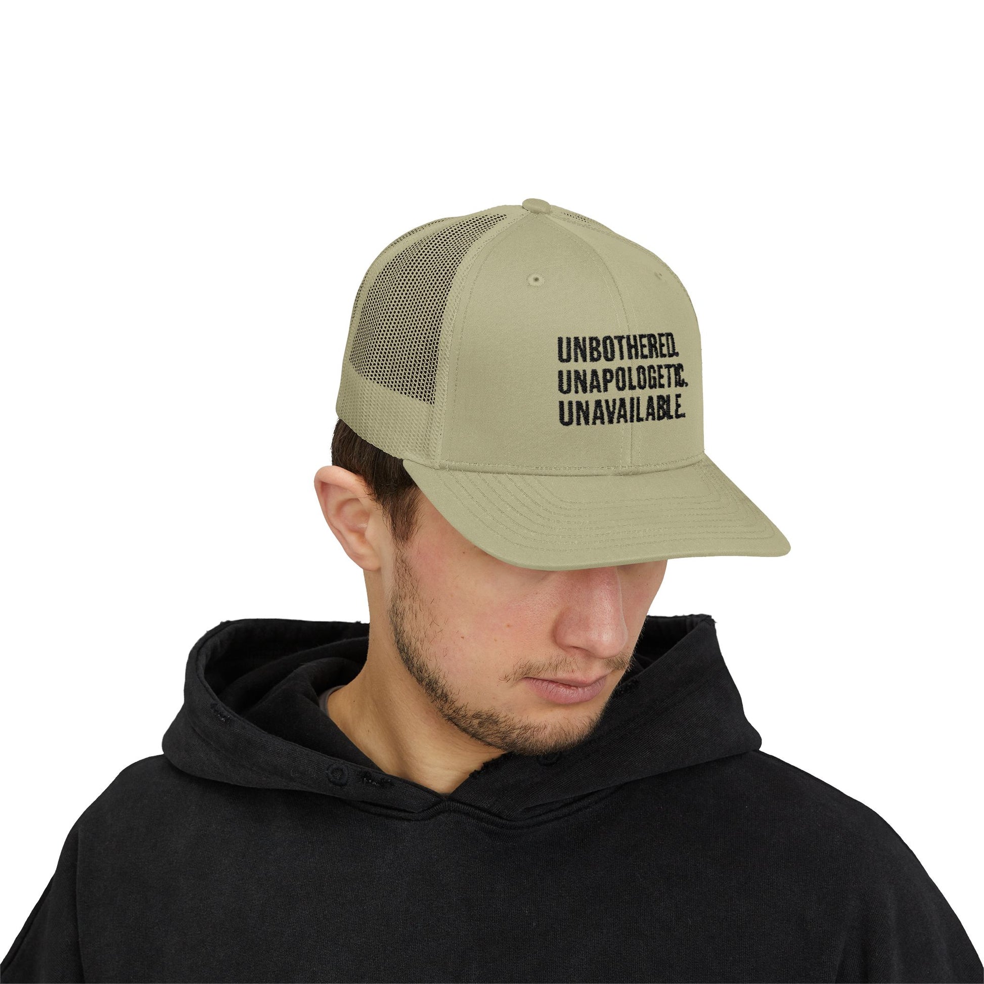 Snapback Cap - Unbothered Unapologetic Unavailable Design