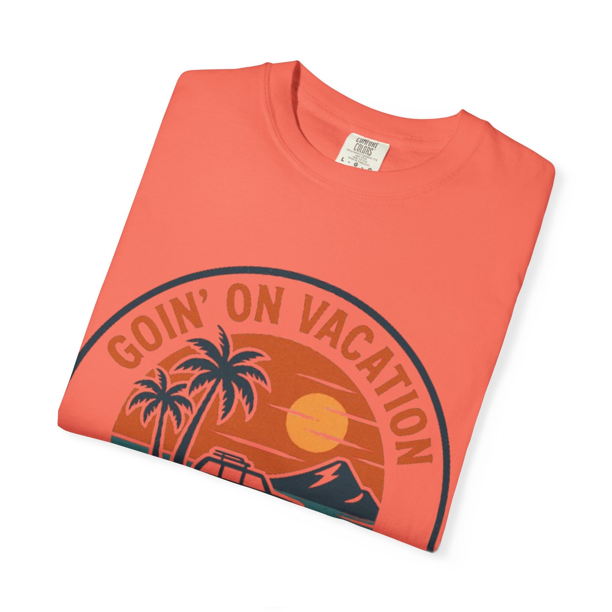 Vacation Vibes Graphic Tee - Goin' on Vacation, Leavin' on Probation, Gift for Travelers, Summer T-Shirt, Fun Casual Wear, Unisex Apparel