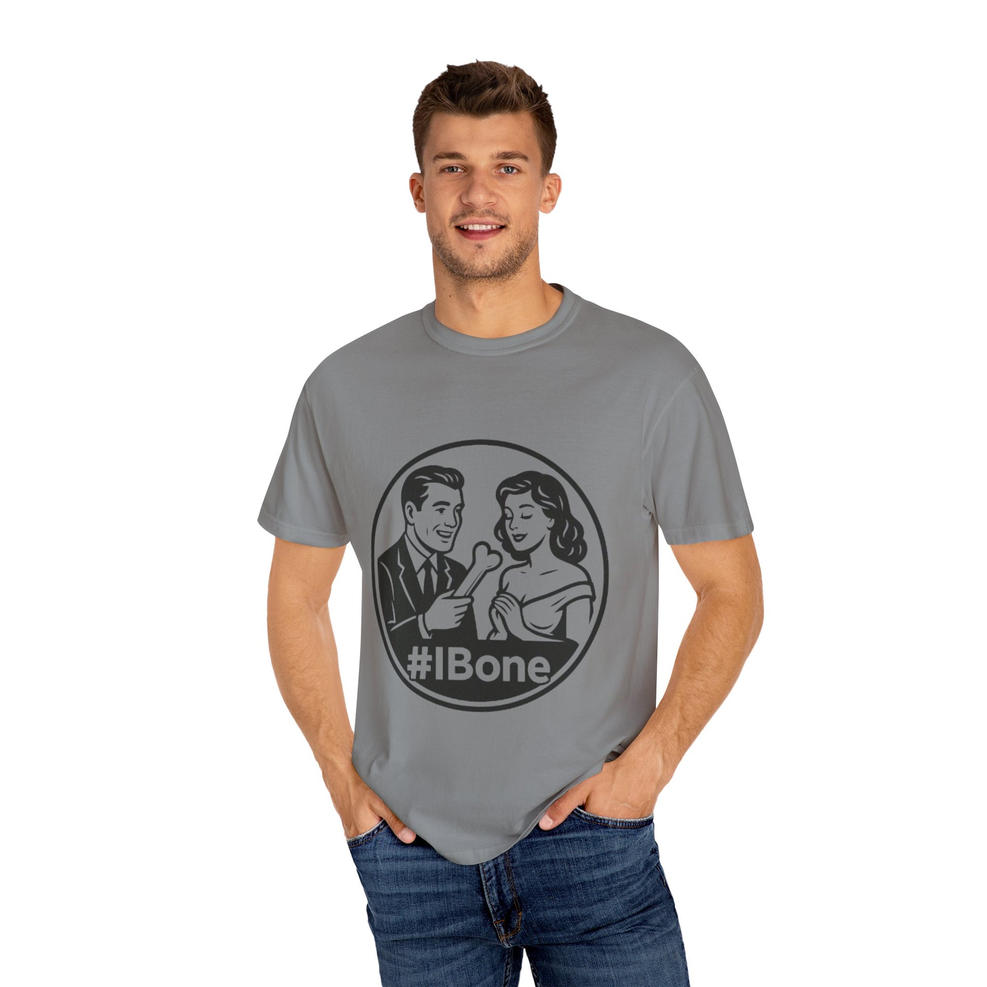 Playful Unisex T-Shirt: #IBone Design, Cute Couple Humor Tee, Gift for Couples, Funny Graphic Shirt, Casual Wear
