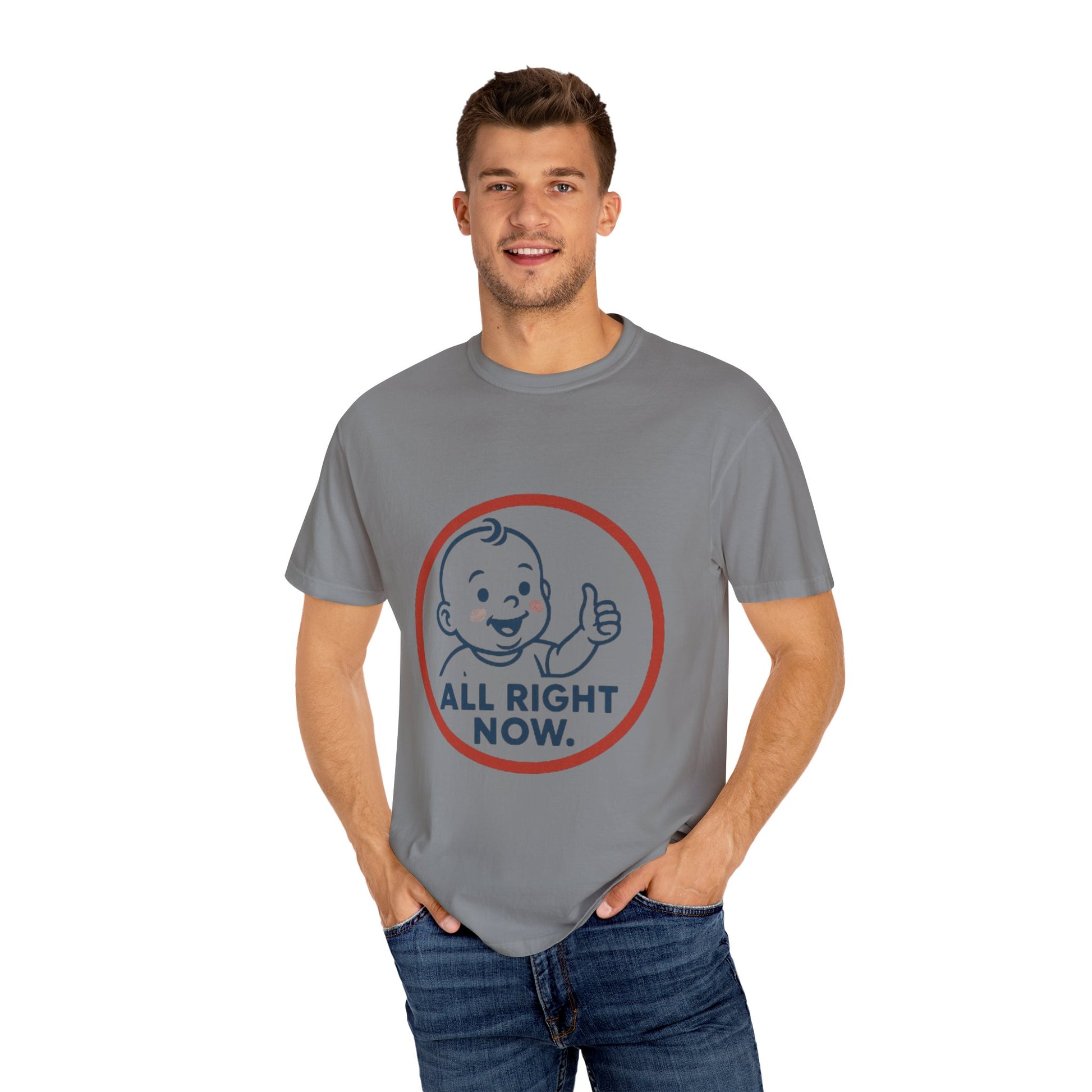 Cheerful Baby Graphic T-Shirt, Funny Quote Tee, Casual Wear, Gift for New Parents, Baby Shower Present, Everyday Comfort