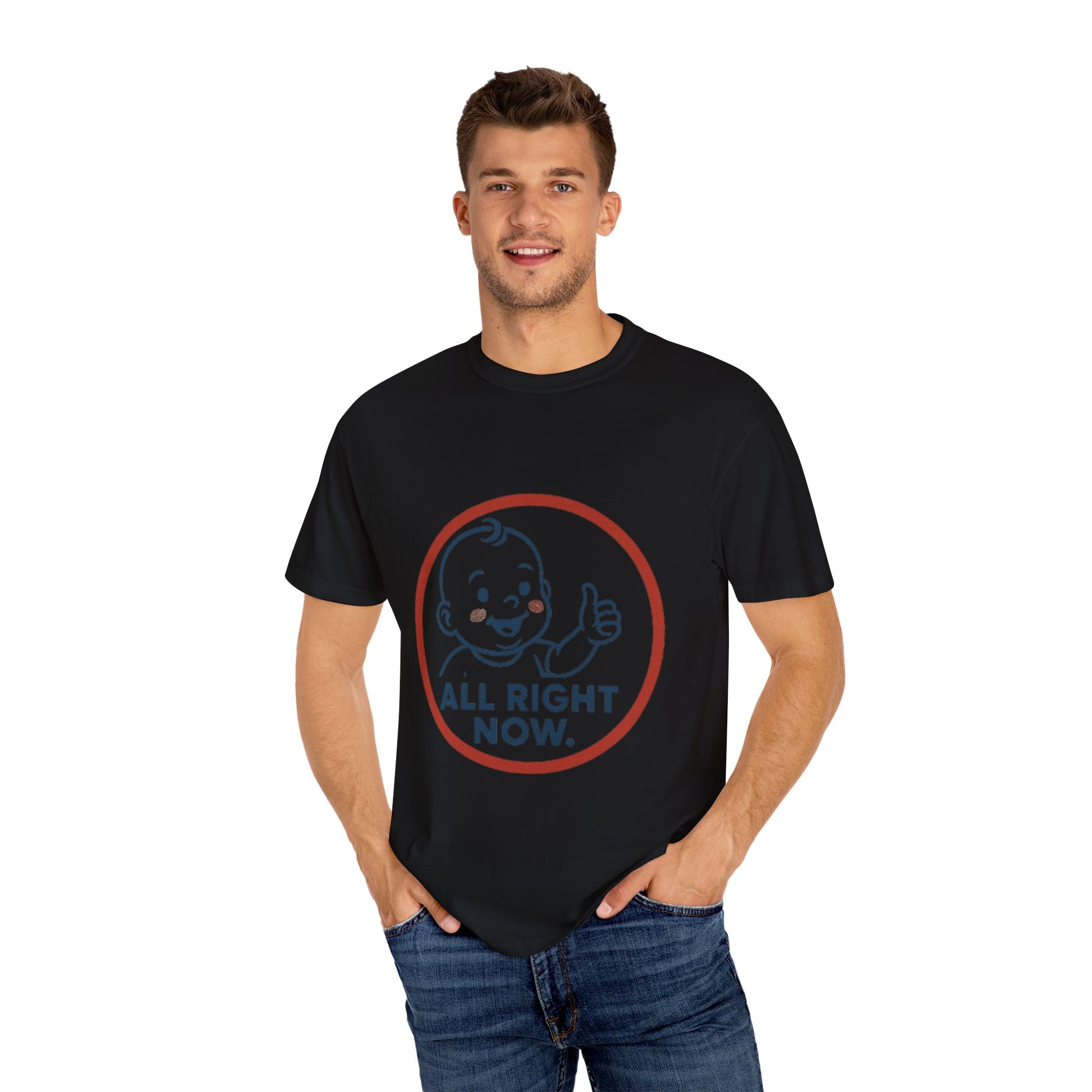 Cheerful Baby Graphic T-Shirt, Funny Quote Tee, Casual Wear, Gift for New Parents, Baby Shower Present, Everyday Comfort