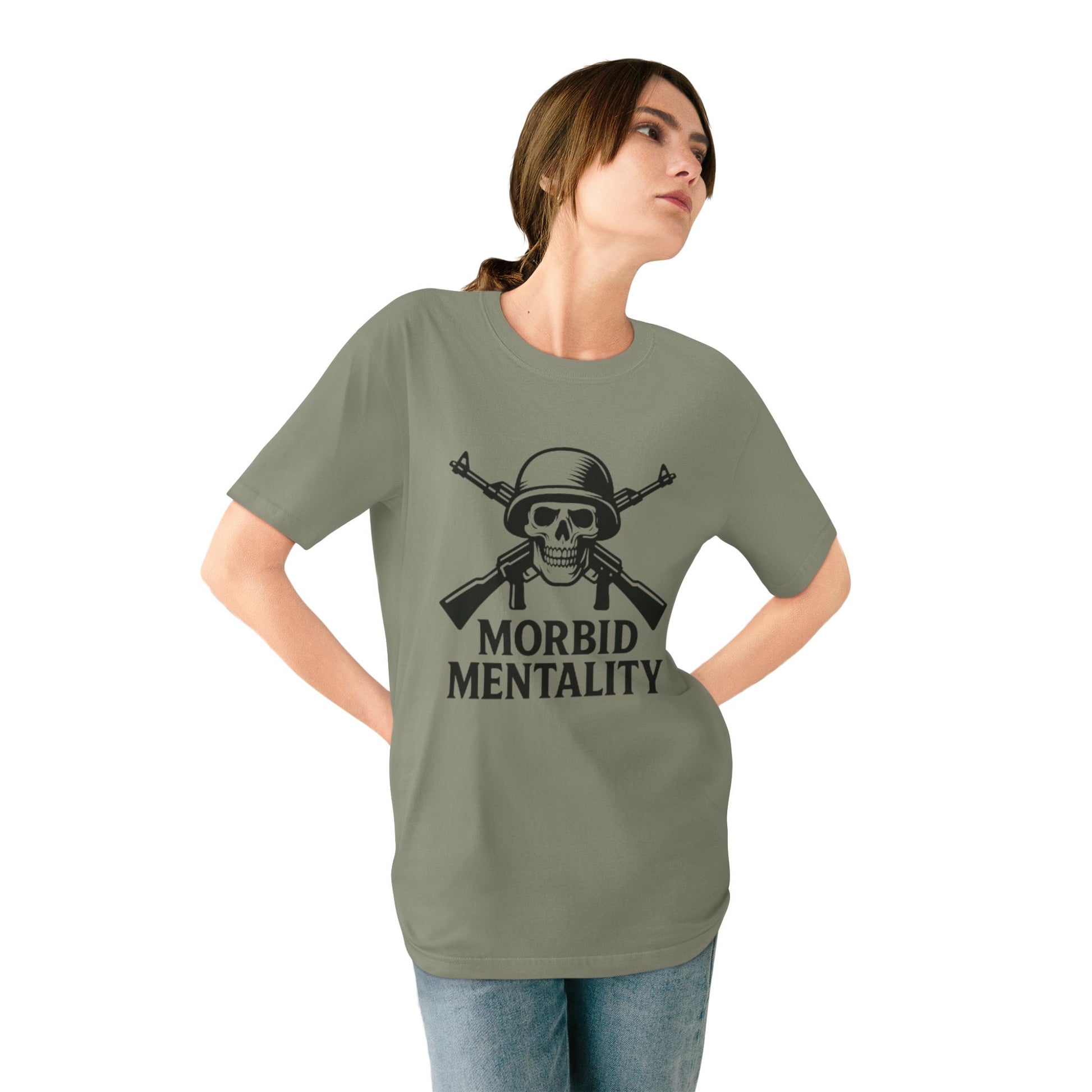 Morbid Mentality T-Shirt | Skull Graphic Tee, Casual Wear, Gift for Halloween, Punk Style, Everyday Comfort