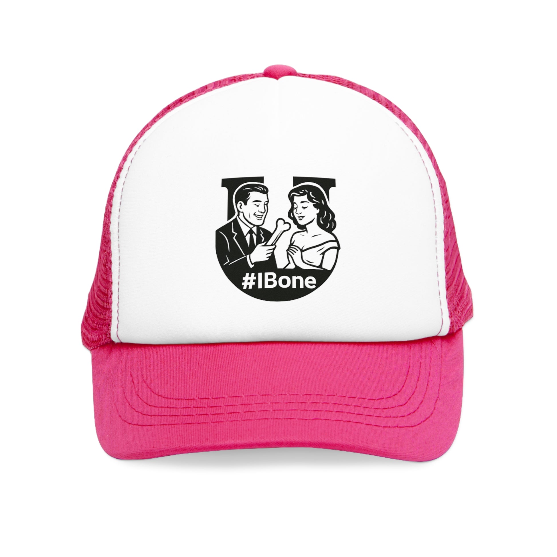 Humorous Mesh Cap for Couples, Fun Gift for Weddings, Engagements, Anniversary, Trendy Hat for Summer, Matching Outfits, #IBone