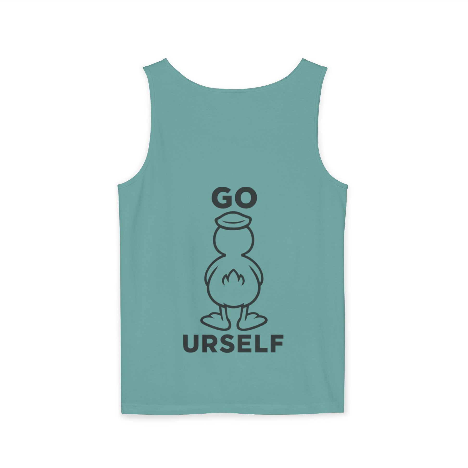 Humorous Unisex Tank Top - "Go Urself" - Perfect for Summer Outings, Gifts, and Casual Wear, Beachwear, Party Attire, Fun Statement Tee