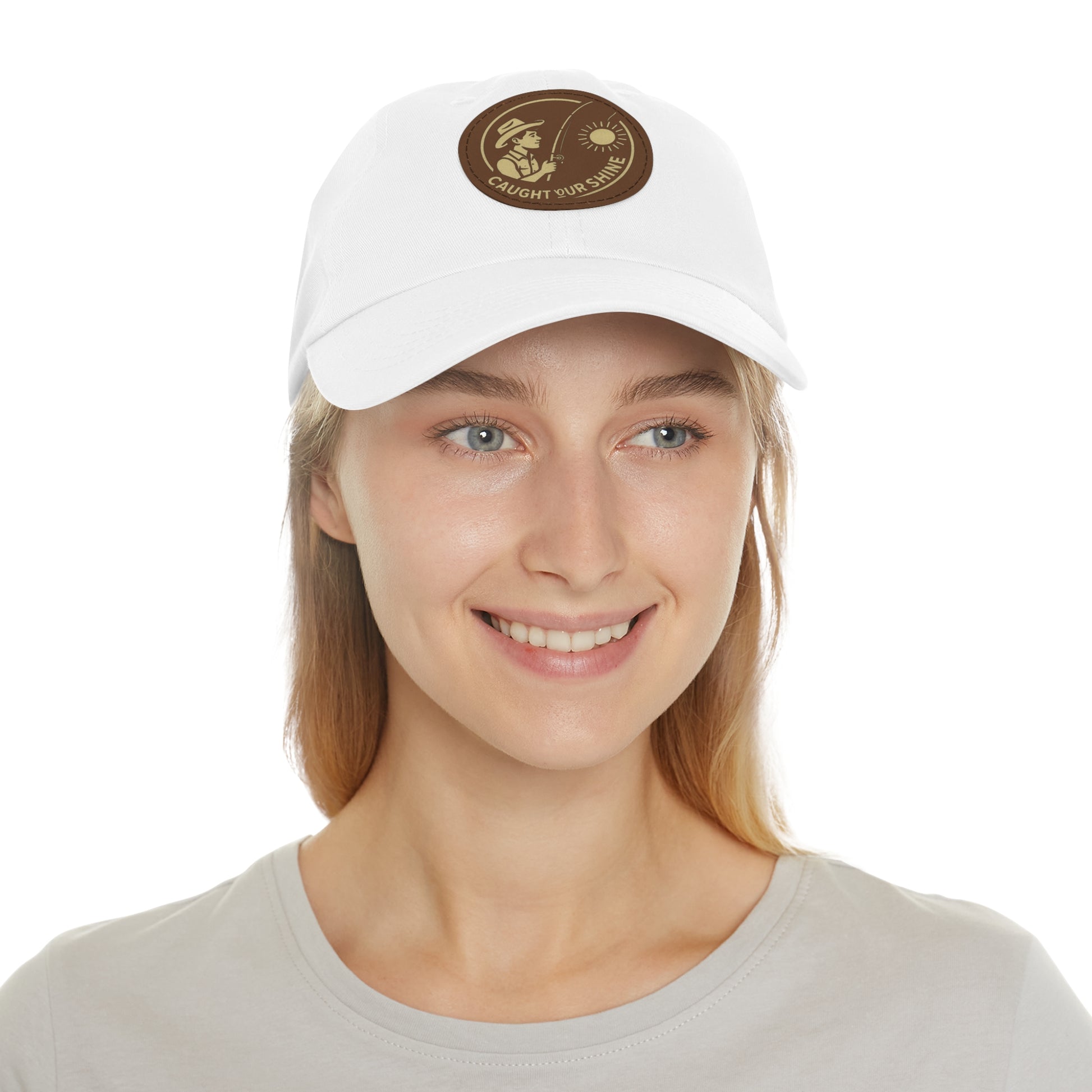 Stylish Dad Hat with Leather Patch | Perfect for Outdoors, Gift for Dads, Casual Wear, Summer Adventures, Trendy Accessories