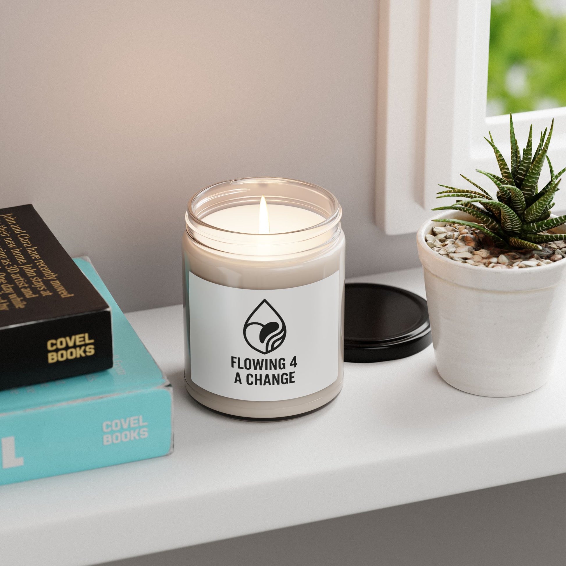 Motivational Scented Soy Candle, Mindfulness Gift, Relaxation Decor, Organic Aromatherapy, Home Fragrance