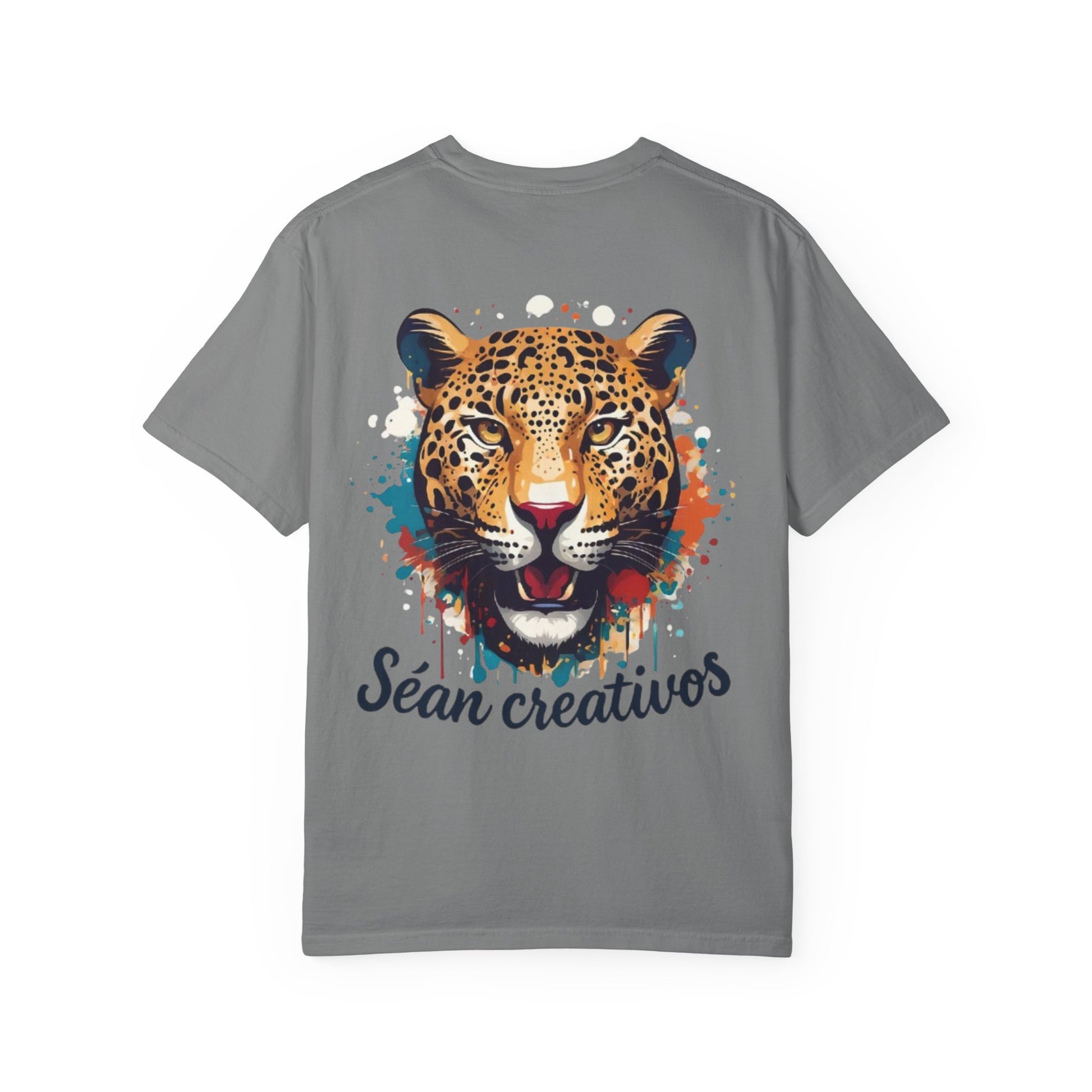 Creative Leopard T-Shirt, Artistic Animal Tee, Unique Gift for Art Lovers, Casual Wear, Trendy Fashion Statement