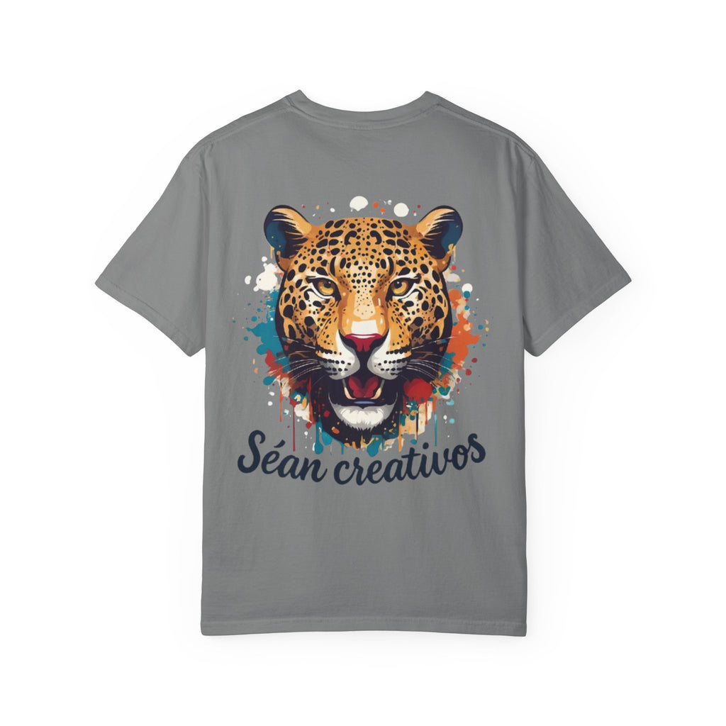 Creative Leopard T-Shirt, Artistic Animal Tee, Unique Gift for Art Lovers, Casual Wear, Trendy Fashion Statement