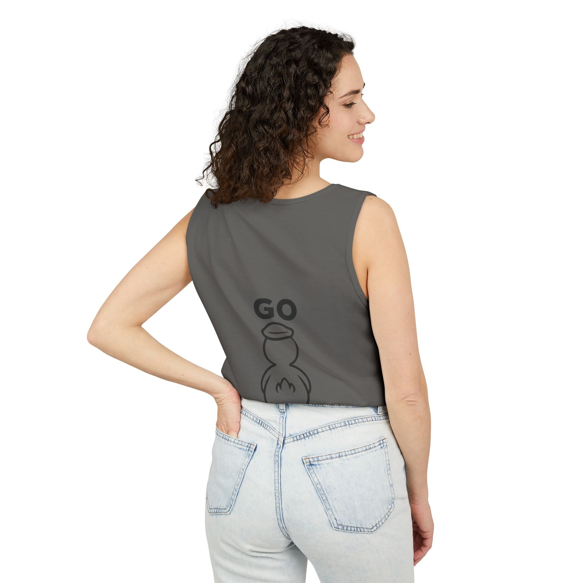 Humorous Unisex Tank Top - "Go Urself" - Perfect for Summer Outings, Gifts, and Casual Wear, Beachwear, Party Attire, Fun Statement Tee