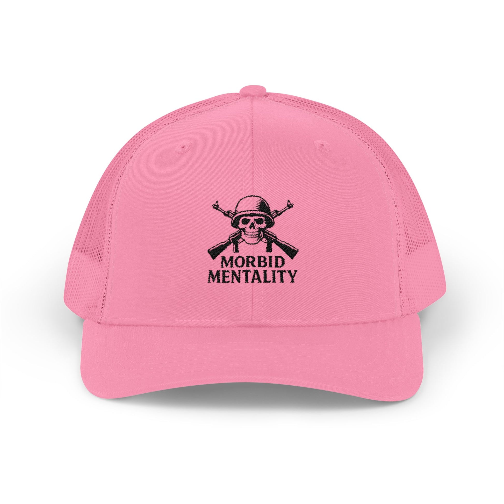 Morbid Mentality Snapback Trucker Cap | Gothic Style, Unique Gift for Trendsetters, Perfect for Casual Outings, Festivals, and More