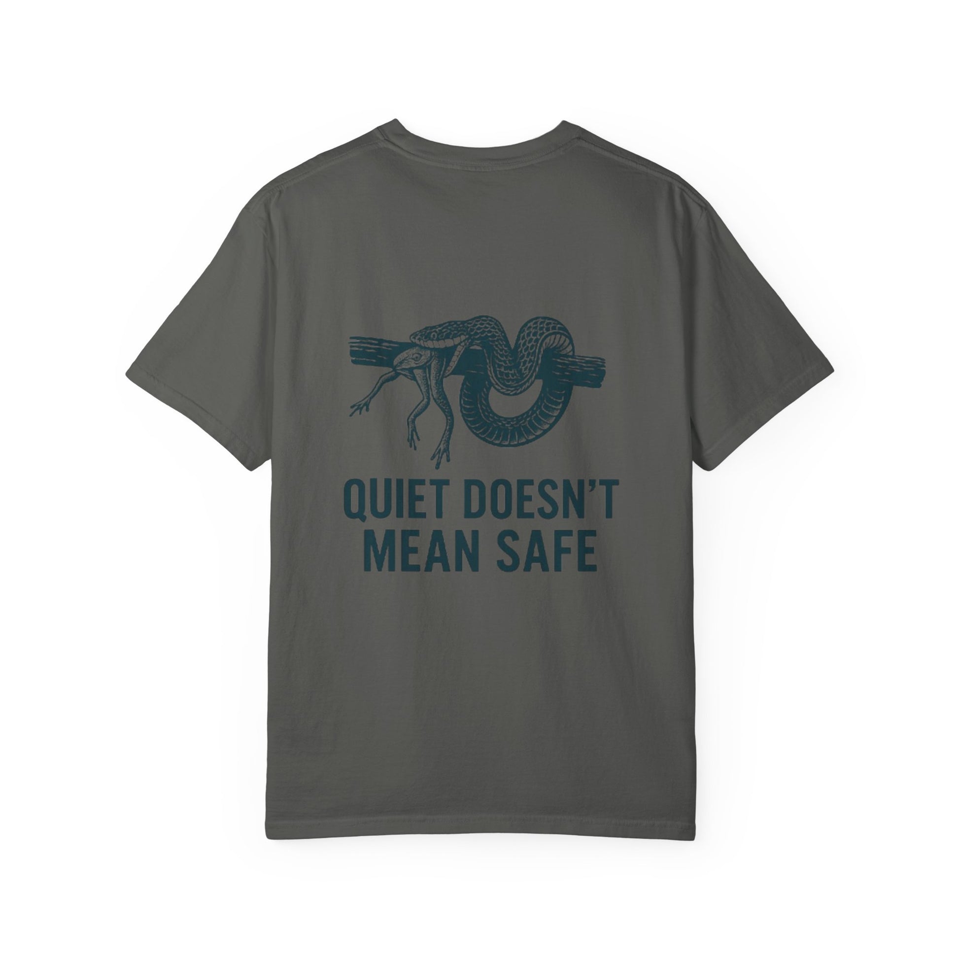Snake and Frog Unisex T-Shirt - Nature Lover Gift, Adventure Apparel, Unique Graphic Tee, Eco-Friendly Fashion, Wildlife Enthusiast Shirt