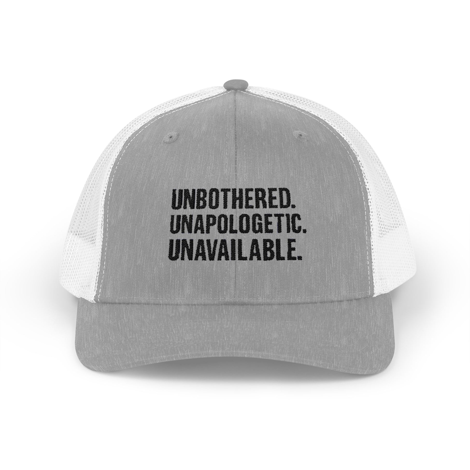 Snapback Cap - Unbothered Unapologetic Unavailable Design