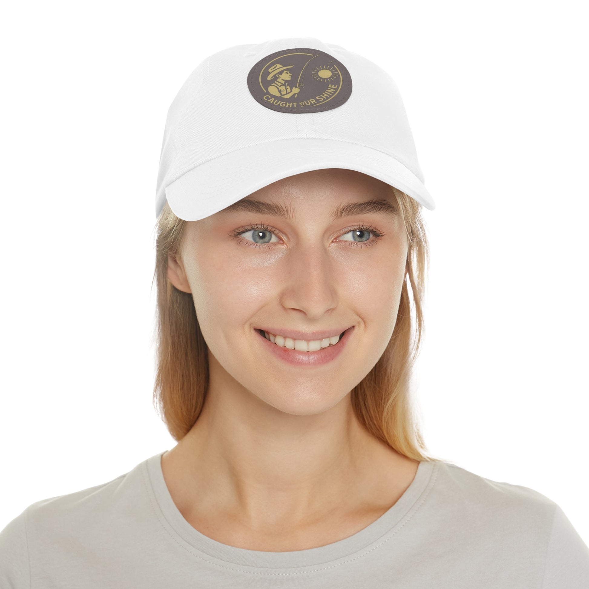 Stylish Dad Hat with Leather Patch | Perfect for Outdoors, Gift for Dads, Casual Wear, Summer Adventures, Trendy Accessories