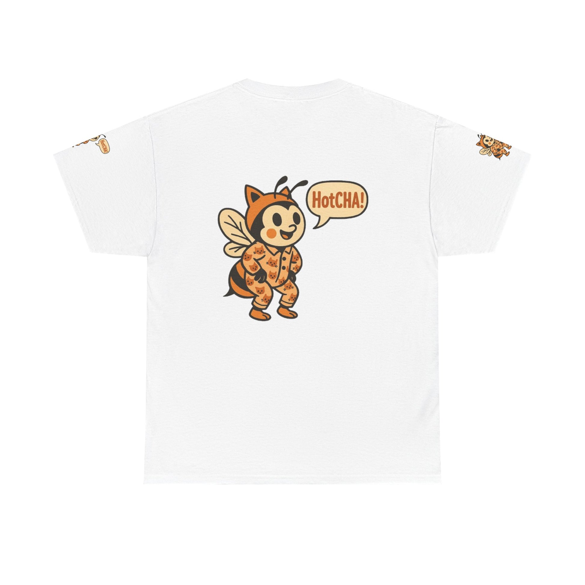 Playful Bee Graphic Tee - Fun Unisex Cotton Shirt, Cute Insect Apparel, Sweet Gift for Nature Lovers, Summer Fashion, Casual Wear