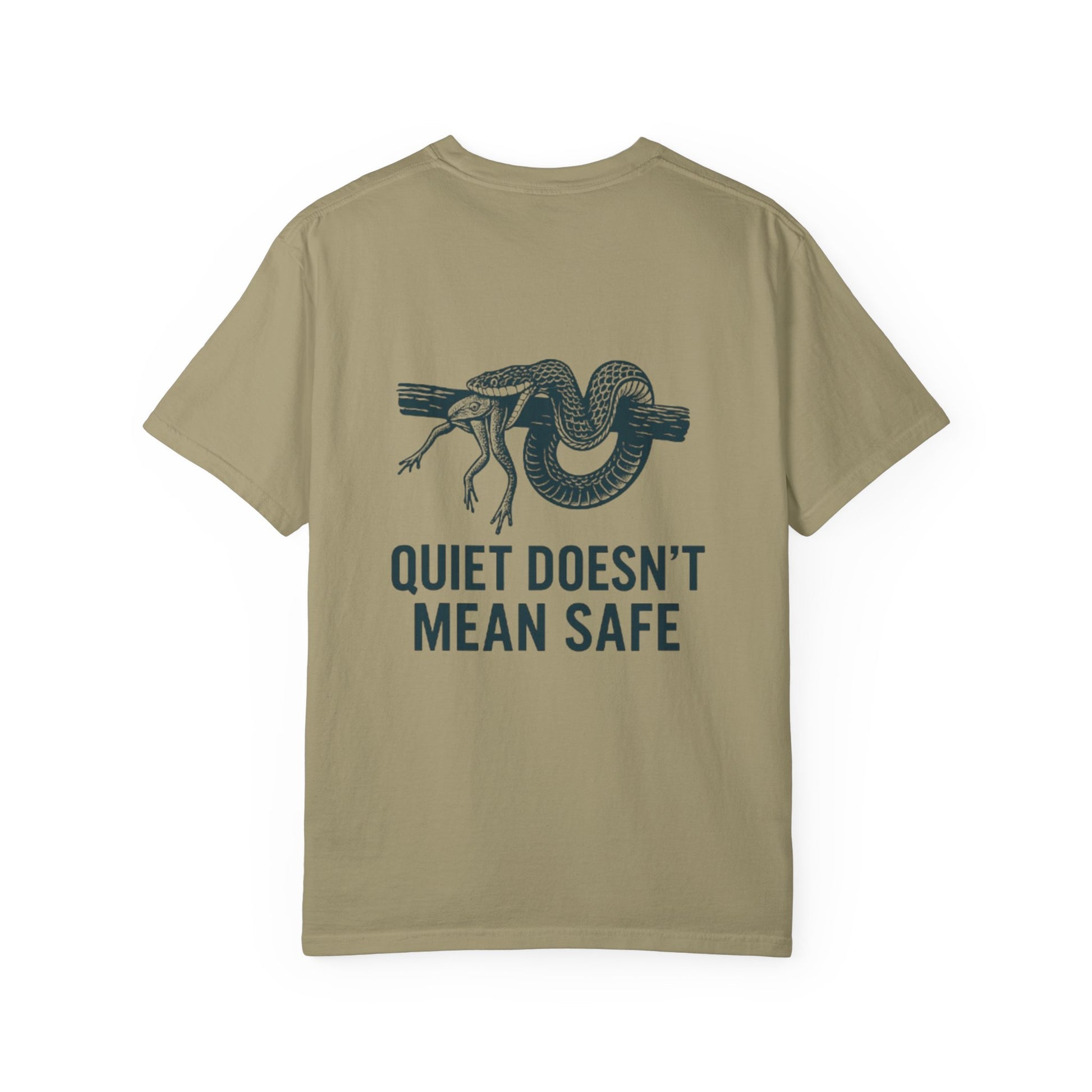 Snake and Frog Unisex T-Shirt - Nature Lover Gift, Adventure Apparel, Unique Graphic Tee, Eco-Friendly Fashion, Wildlife Enthusiast Shirt