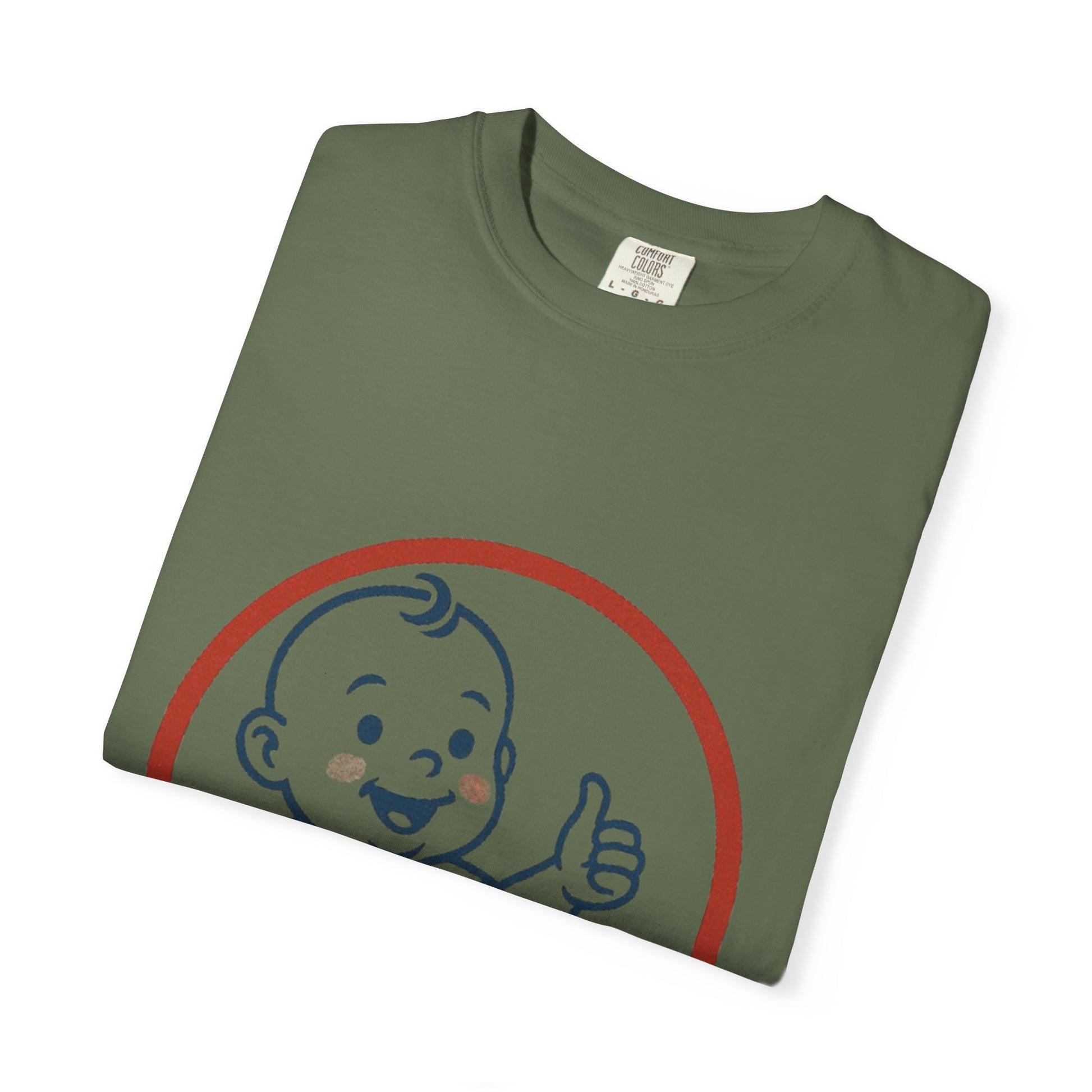 Cheerful Baby Graphic T-Shirt, Funny Quote Tee, Casual Wear, Gift for New Parents, Baby Shower Present, Everyday Comfort