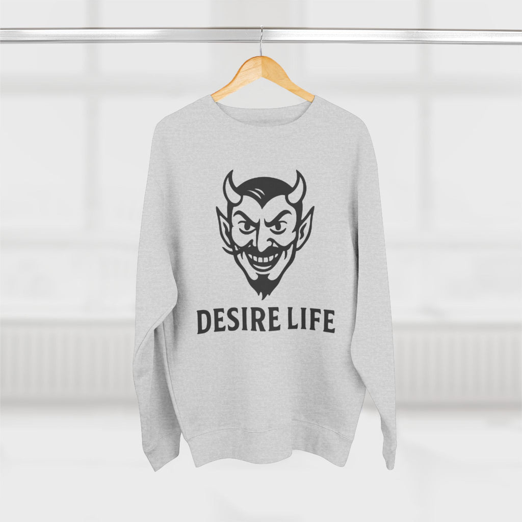 Unisex Crewneck Sweatshirt with 'Desire Life' Design | Casual Streetwear, Graphic Sweatshirt, Gift for Him/Her, Trendy Fashion, [...]