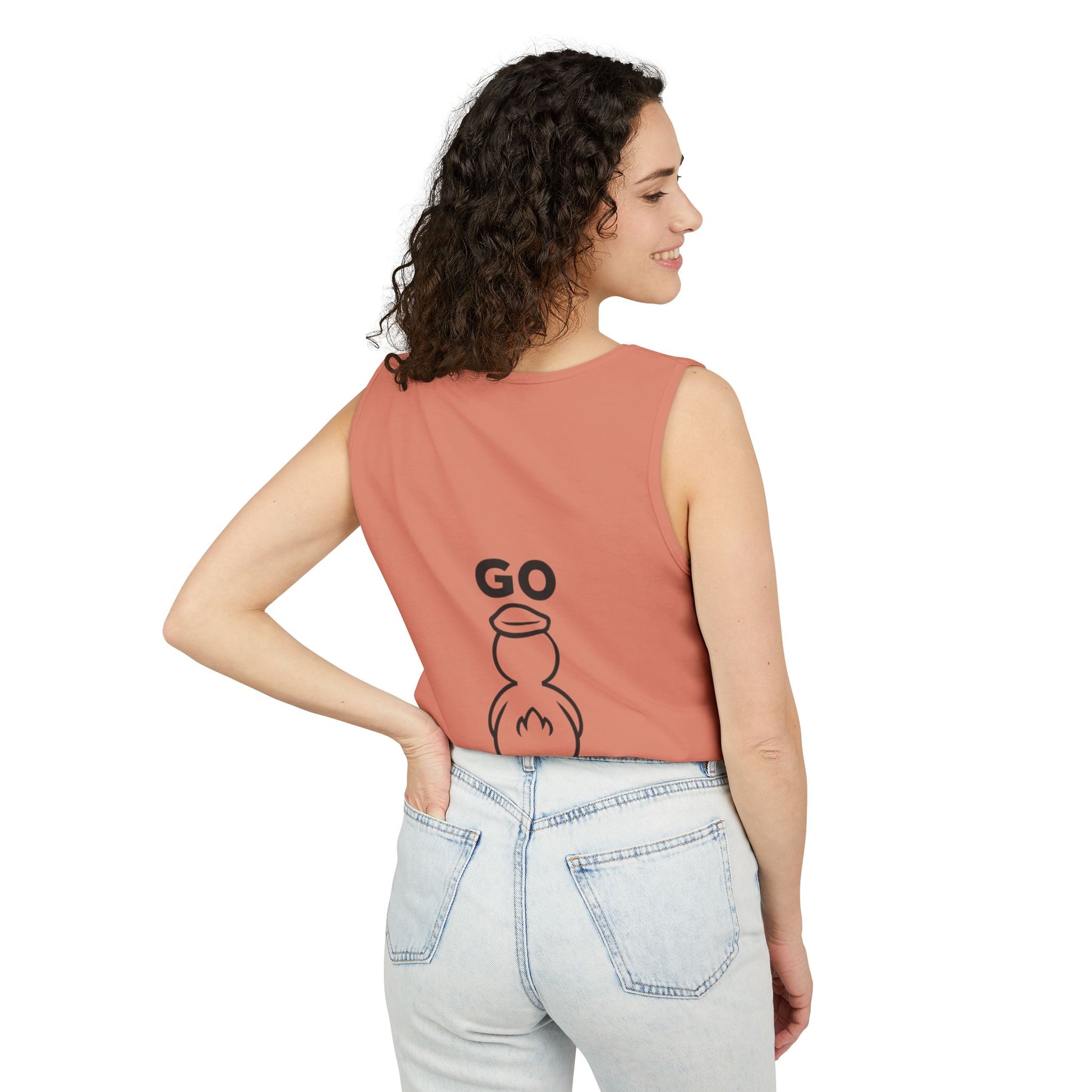 Humorous Unisex Tank Top - "Go Urself" - Perfect for Summer Outings, Gifts, and Casual Wear, Beachwear, Party Attire, Fun Statement Tee