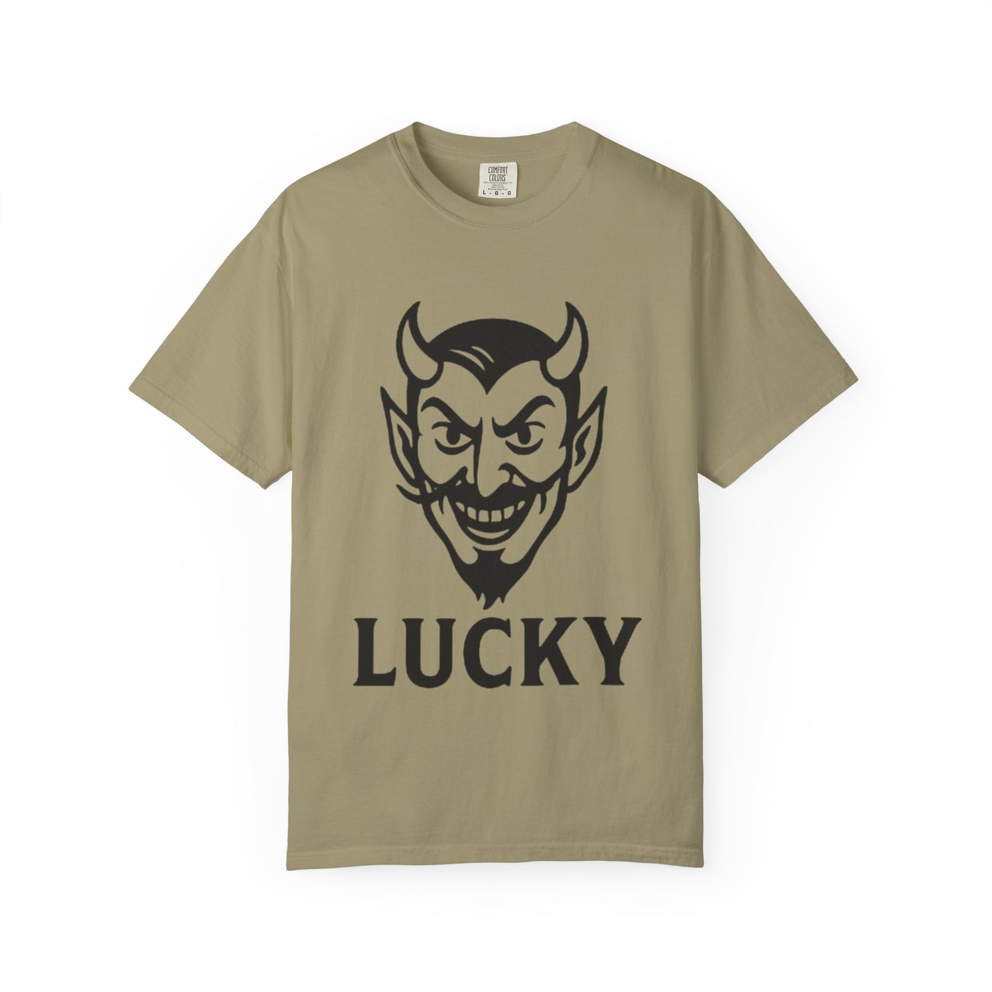 Lucky Devil Graphic Unisex T-Shirt, Spooky Style Tee, Halloween Apparel, Gift for Friends, Casual Wear