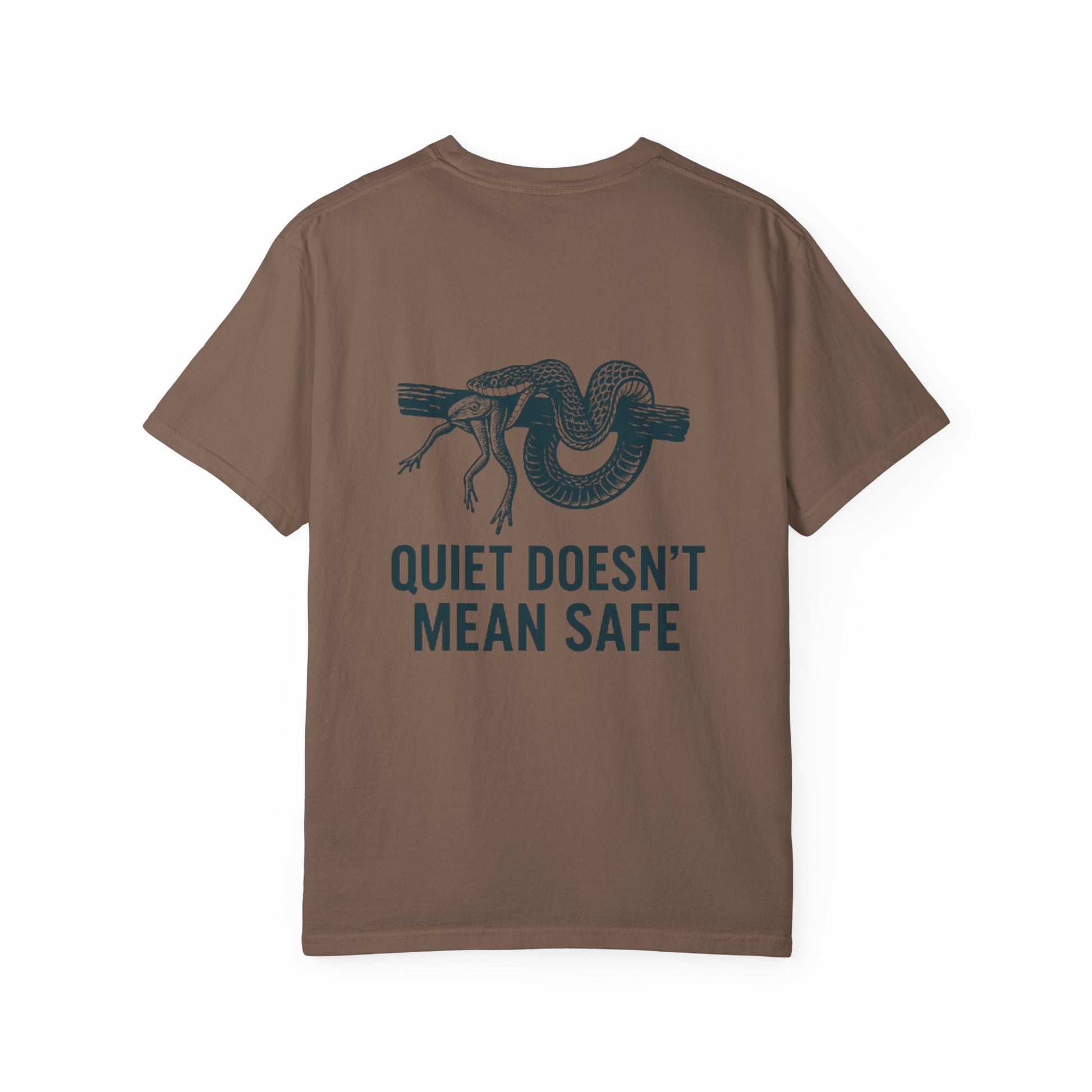 Snake and Frog Unisex T-Shirt - Nature Lover Gift, Adventure Apparel, Unique Graphic Tee, Eco-Friendly Fashion, Wildlife Enthusiast Shirt