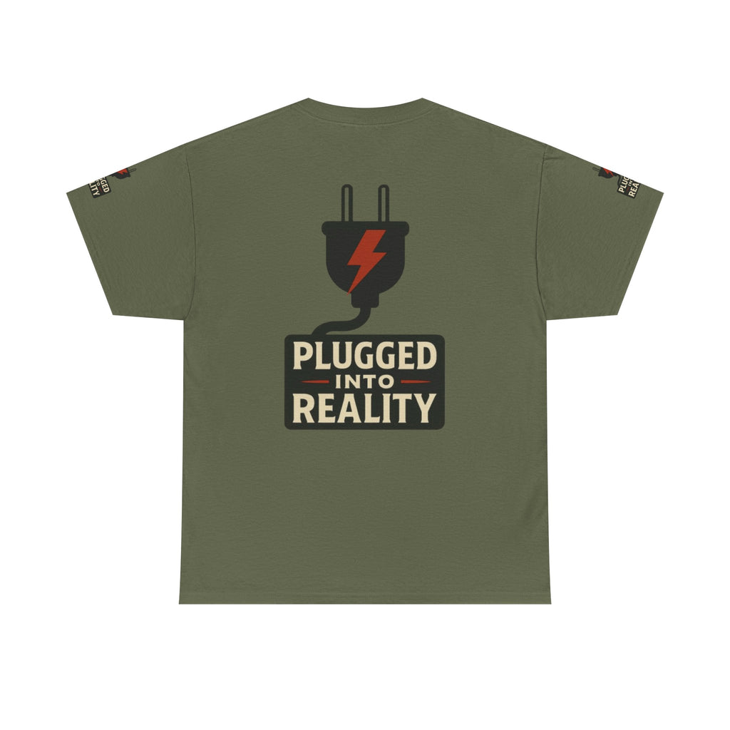 Unplugged Reality Tee - Fun Casual Shirt, Gift for Tech Enthusiasts, Graphic Tee for Friends, Quirky Everyday Wear, Recharge Your Vibe!