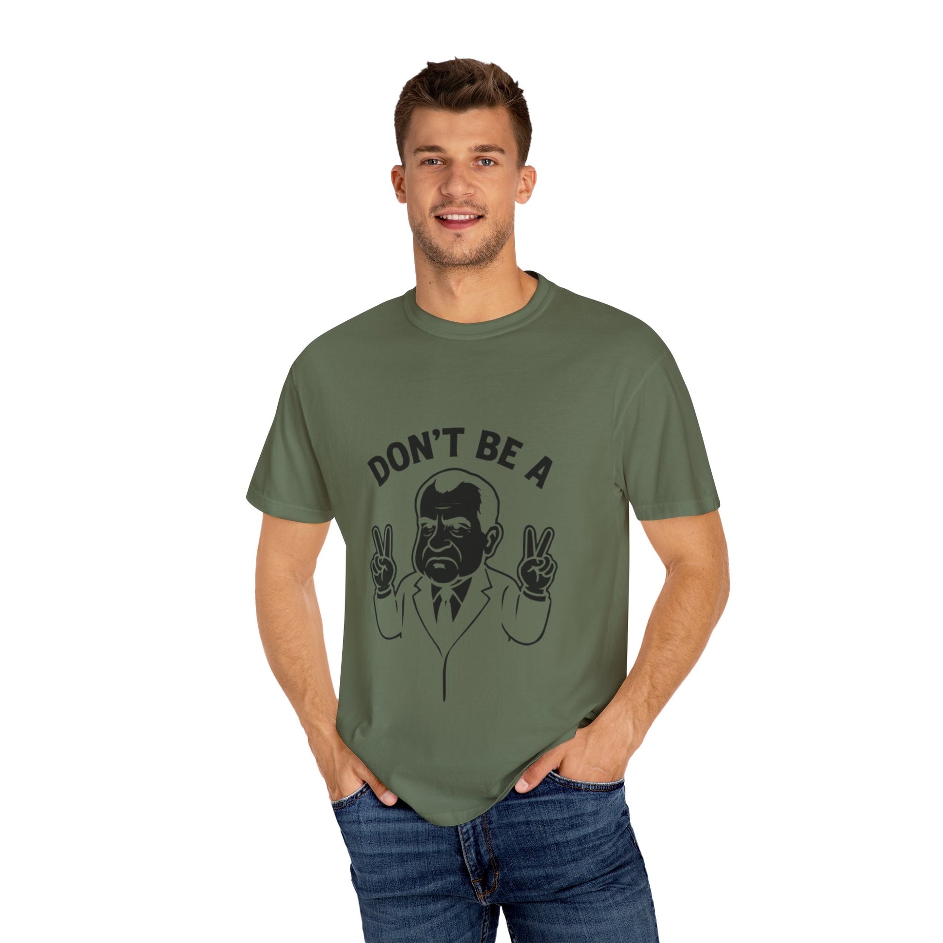 Humorous Unisex T-Shirt - Don't Be a Nixon, Political Satire Tee, Gift for Activists, Casual Wear, Vintage Style