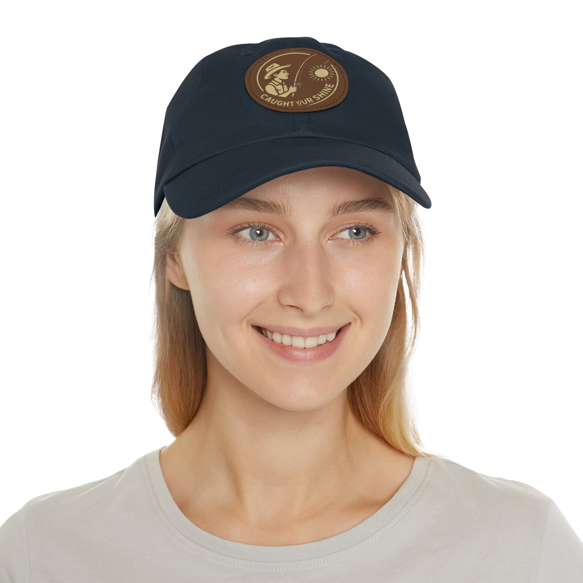 Stylish Dad Hat with Leather Patch | Perfect for Outdoors, Gift for Dads, Casual Wear, Summer Adventures, Trendy Accessories